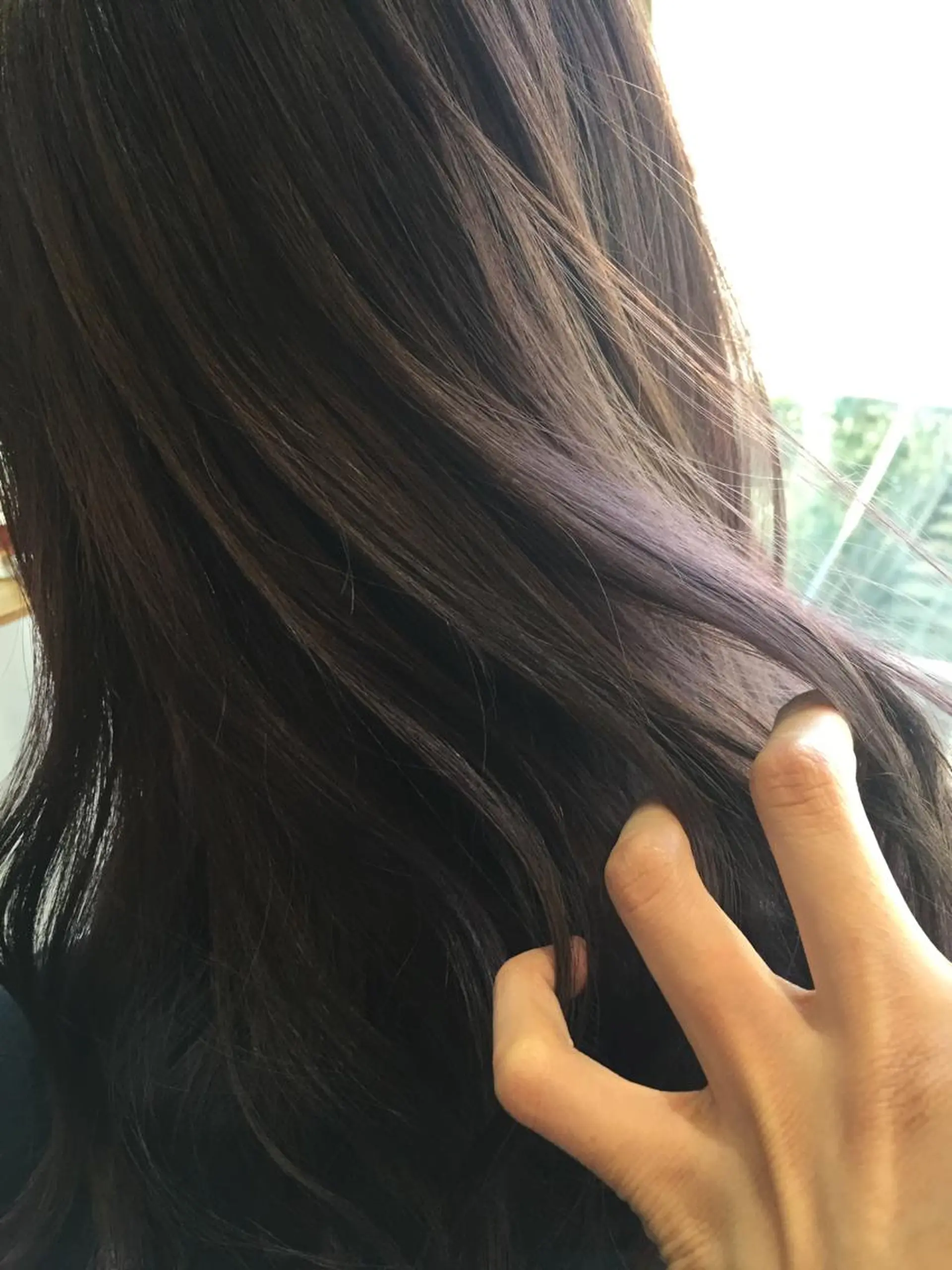 ミディアム カラー グラデーションカラー ラベンダーカラー 原宿サロン代表 デザインカラー伊藤卓のヘアスタイル