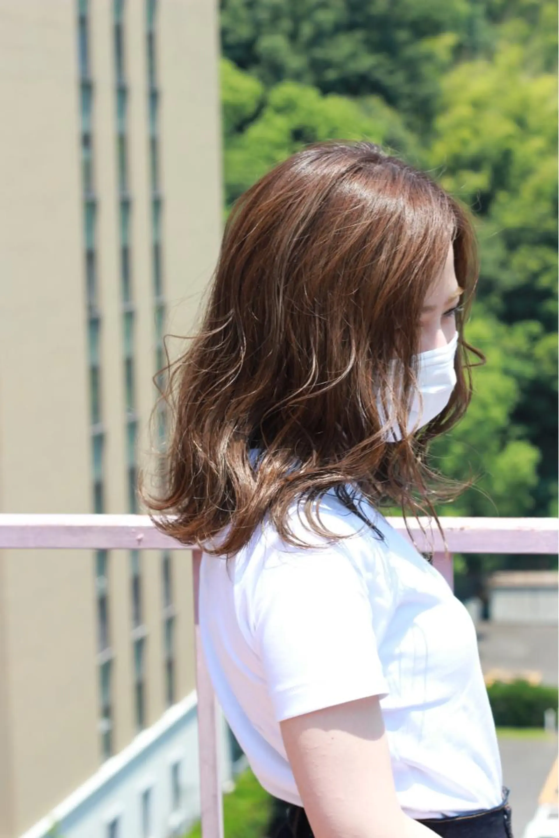 ミディアム カラー ベージュカラー ヘアカラー Viage （ビアージュ）のヘアスタイル