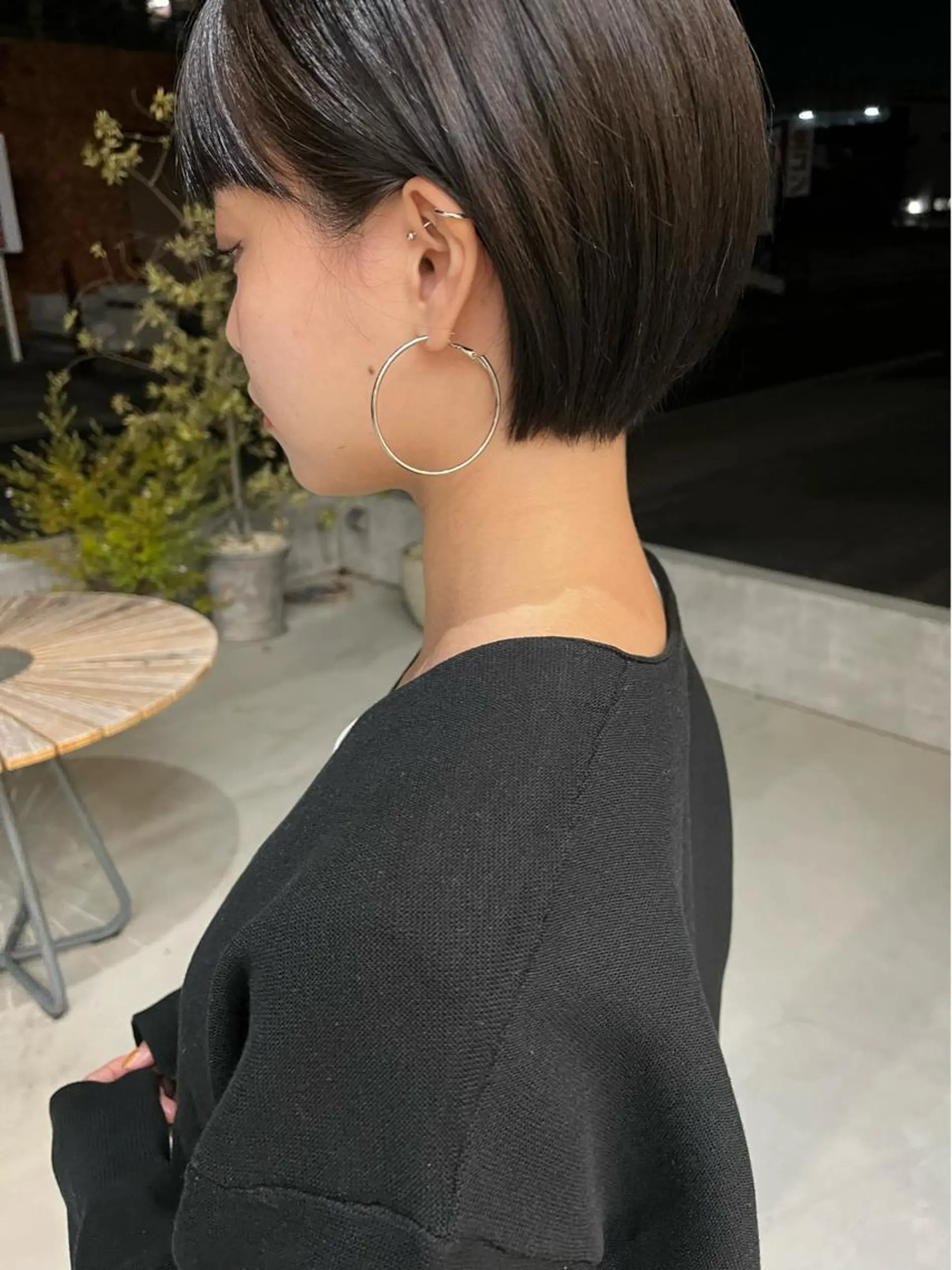 ショート ショートボブ ボブ ショートヘア 網谷 萌夏のヘアスタイル