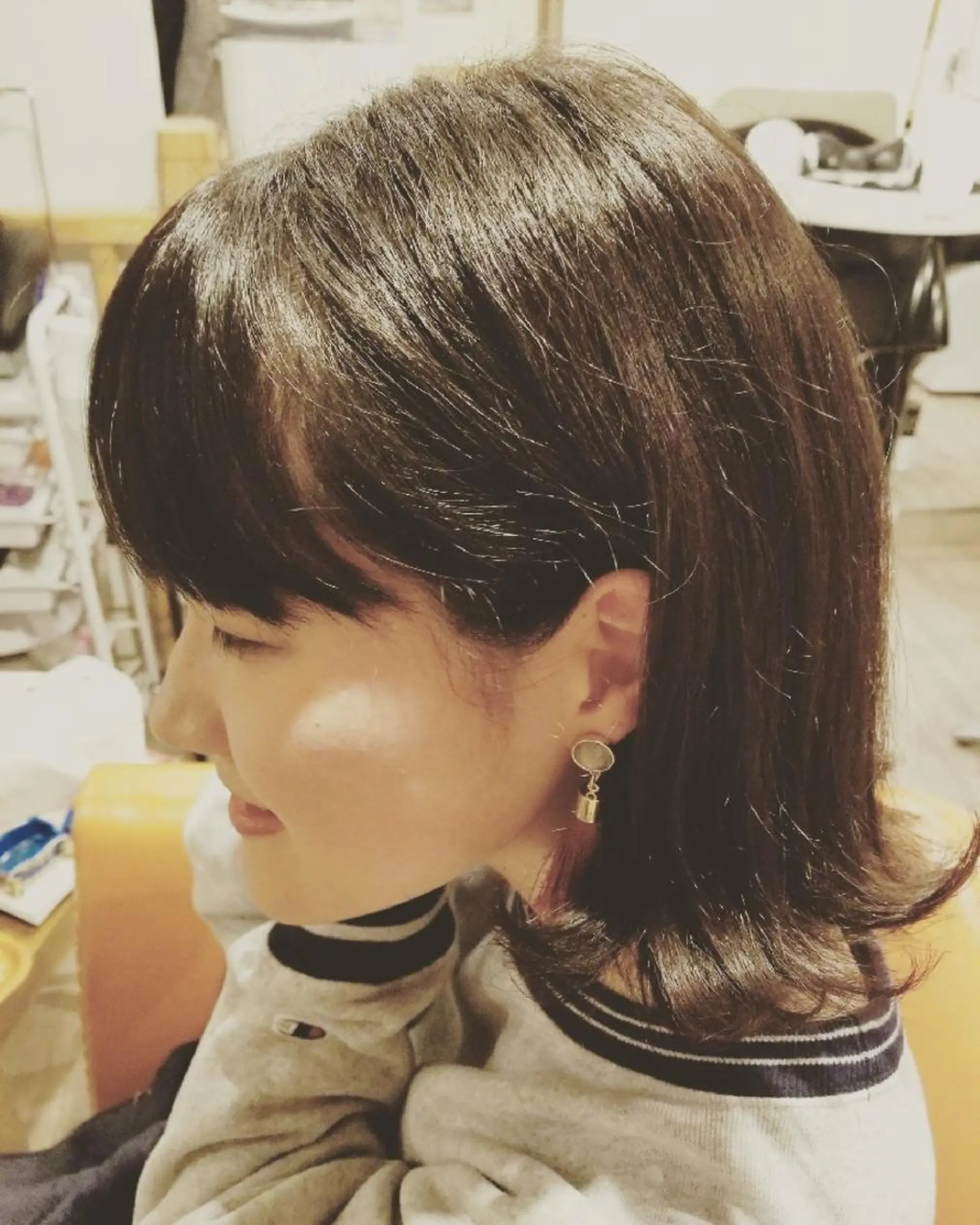 ミディアム 外国人風カラー spa hair  ark 富井直美のヘアスタイル