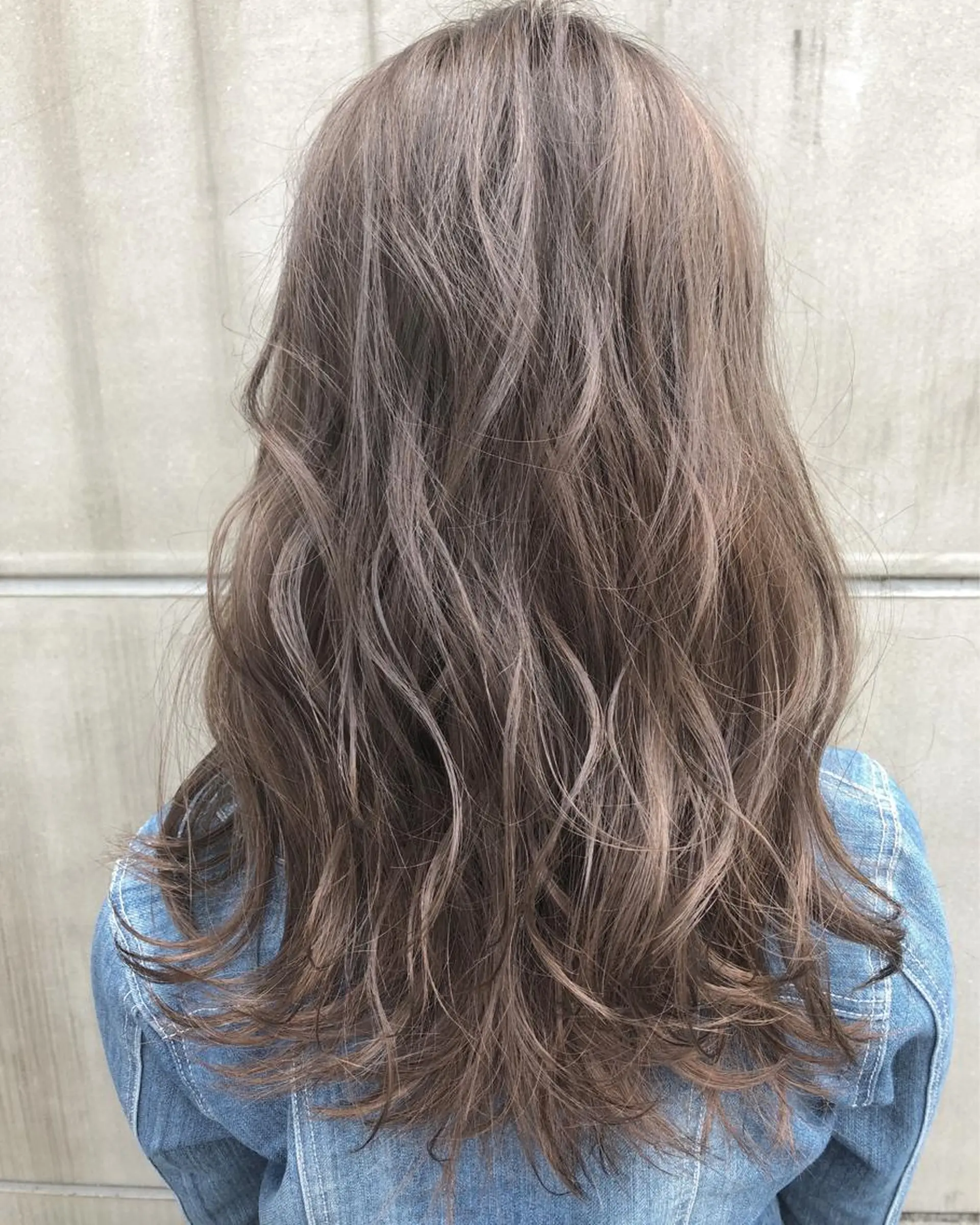 セミロング カラー 北間 寛哉のヘアスタイル