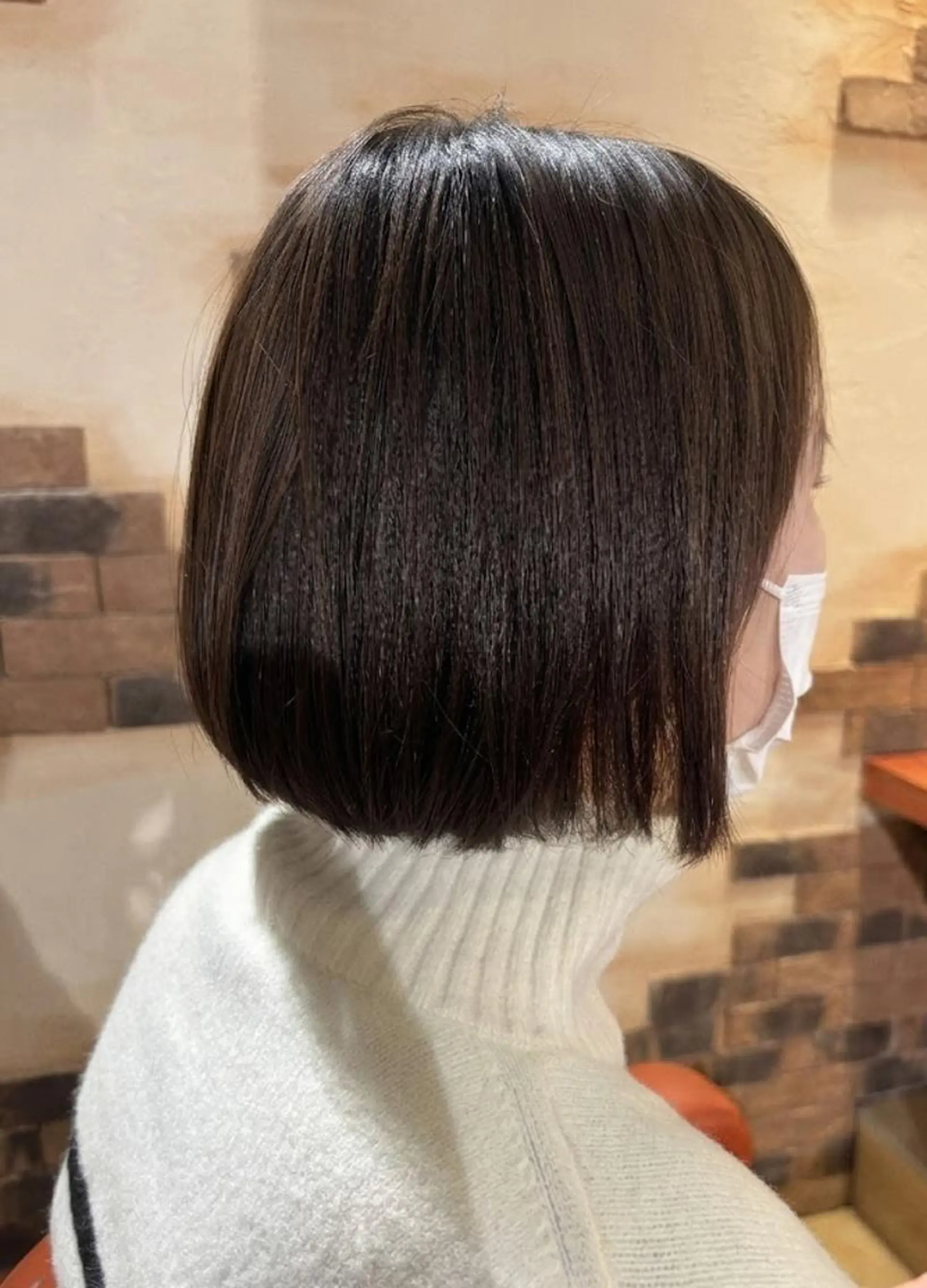 ショート アッシュ アッシュブラウン ボブ 髪質改善 flencia 丸 和博｜カットのヘアスタイル