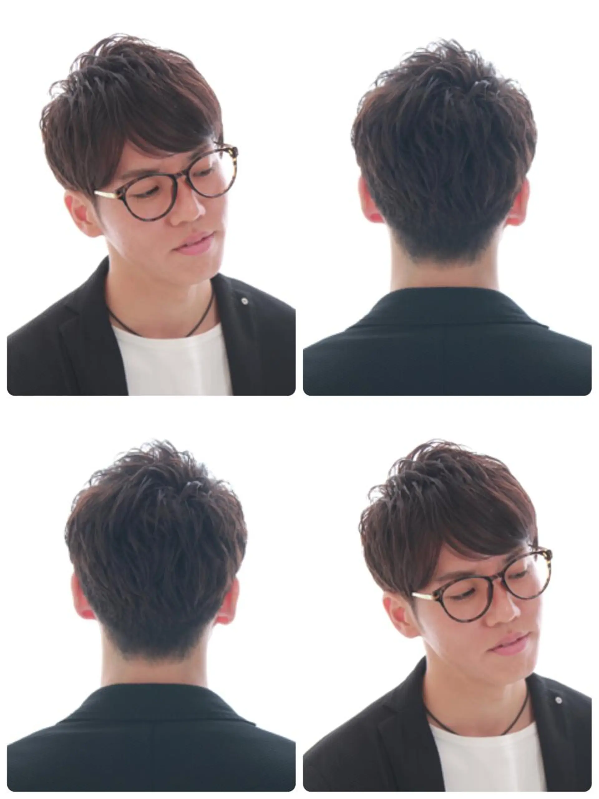 メンズ カット ヘアカラー パーマ レイヤー／パーマ 西山賢志のヘアスタイル