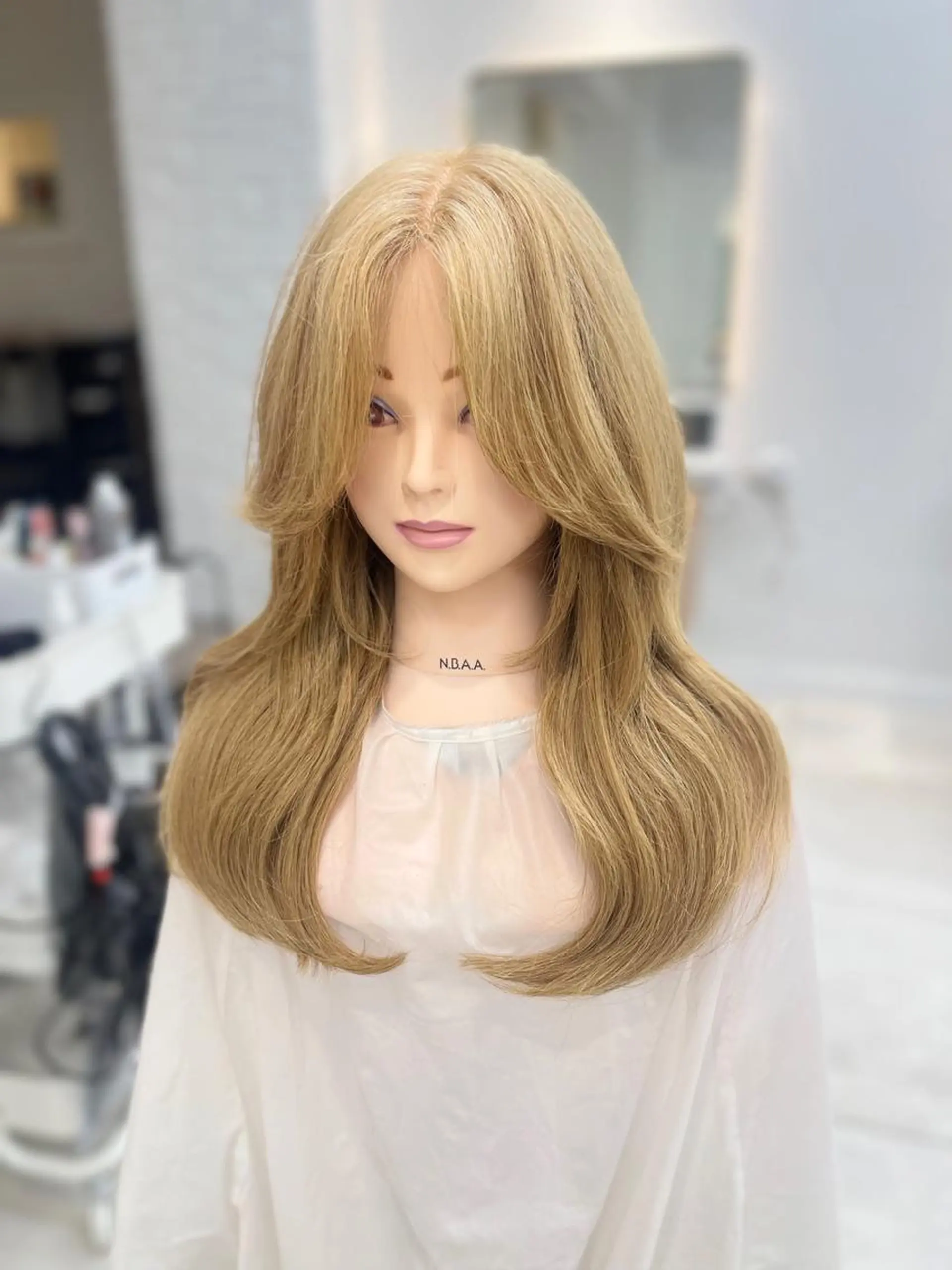 ロング 中顔面短縮 顔まわり新田大翔のヘアスタイル