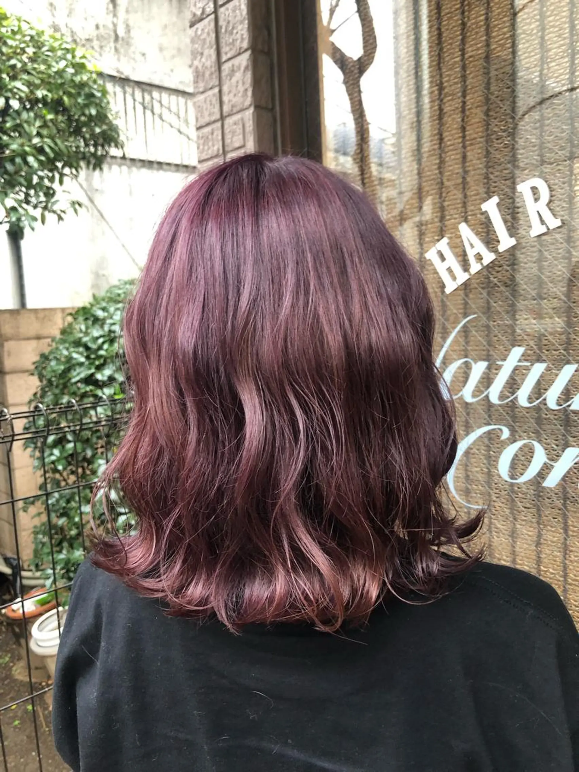 ミディアム ヘアカラー ヘアセット 韓国ヘア🤍髪質改善 🇰🇷AKANEのヘアスタイル