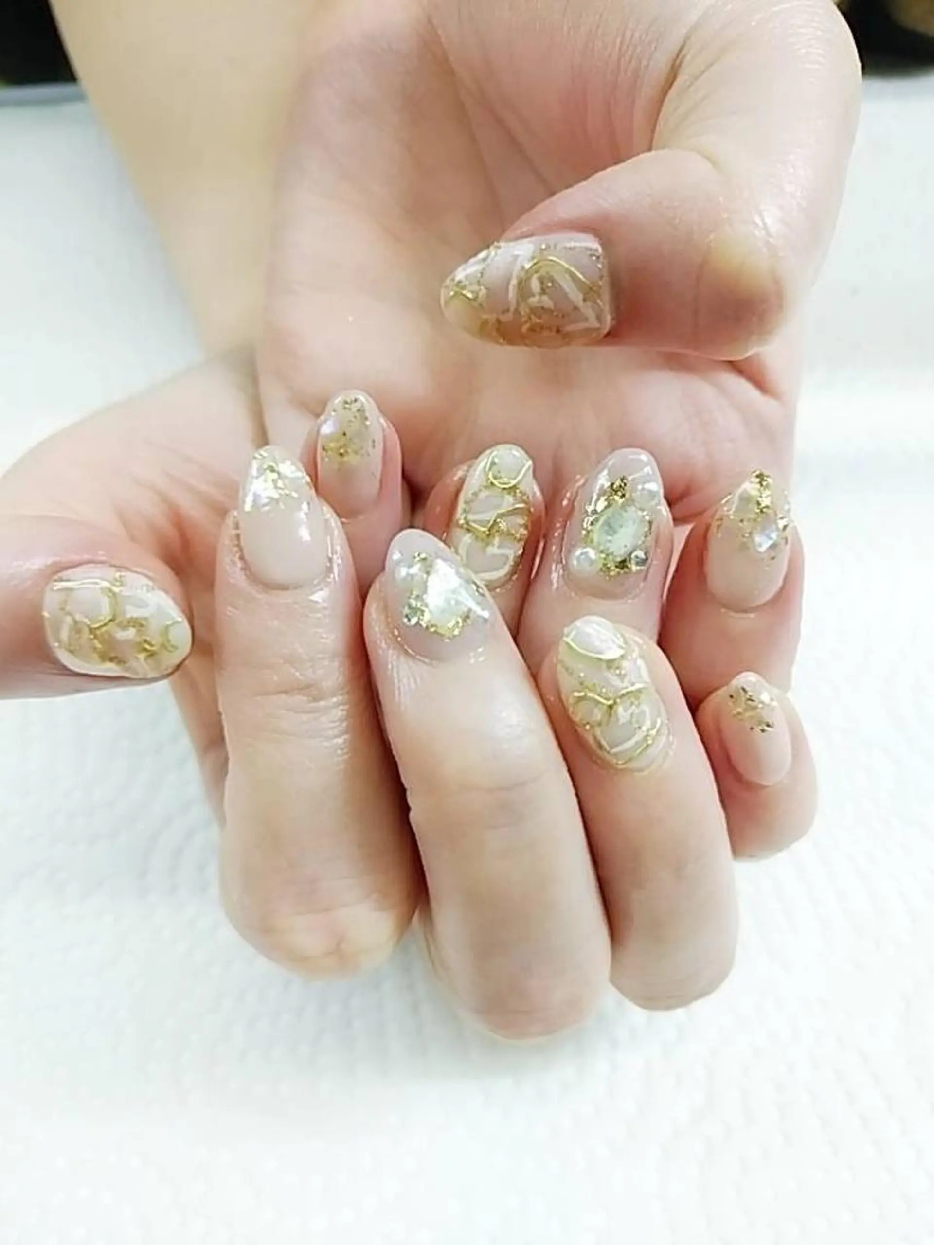 ネイル ミラーネイル 持ち込み プライベートサロン Rosy Lilyのネイルデザイン