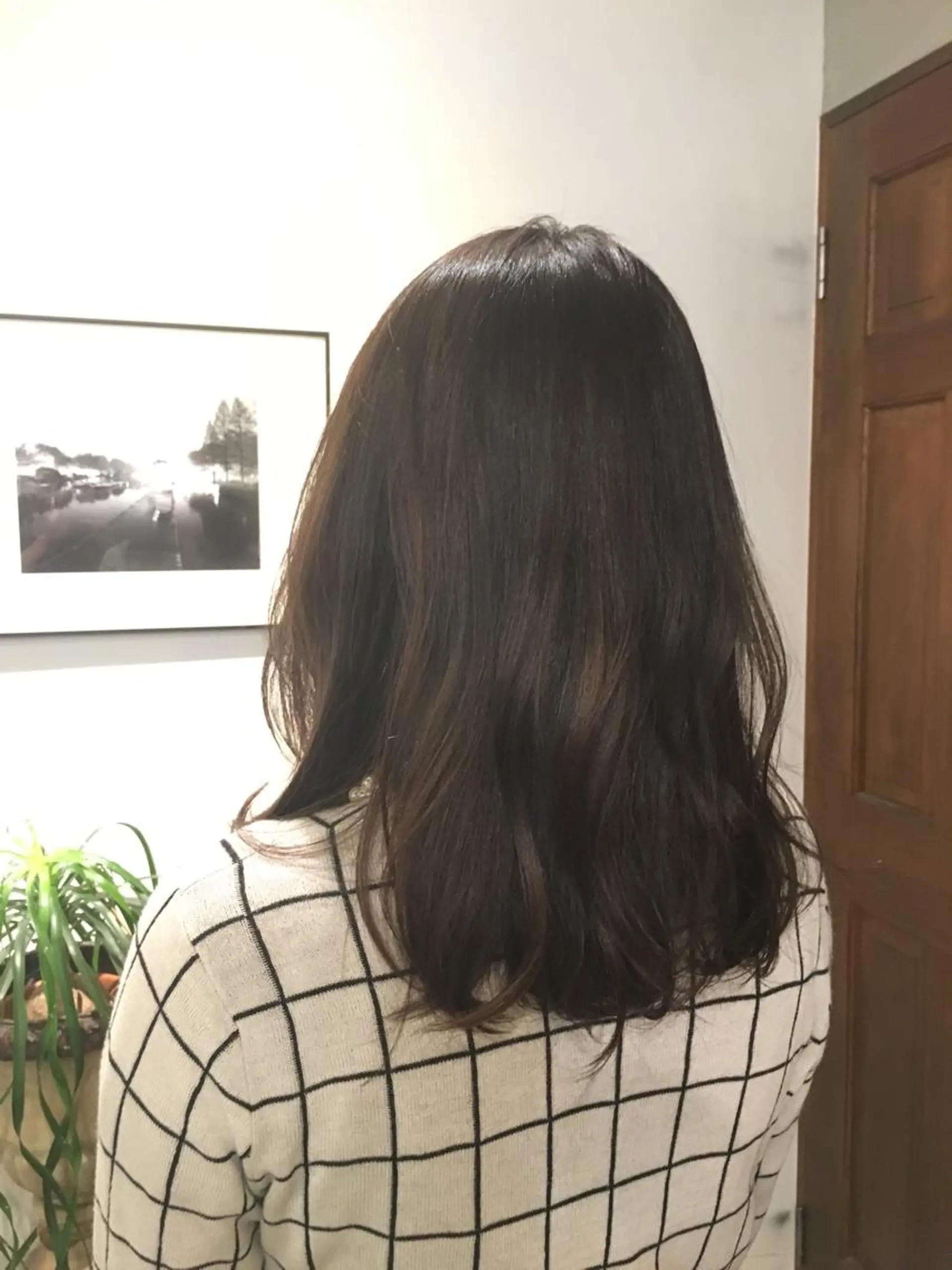 セミロング アッシュ アッシュグレー ハイライト カット ヘアカラー トリートメント 𓍲꙳yamada haruna⋆ 𓍱のヘアスタイル
