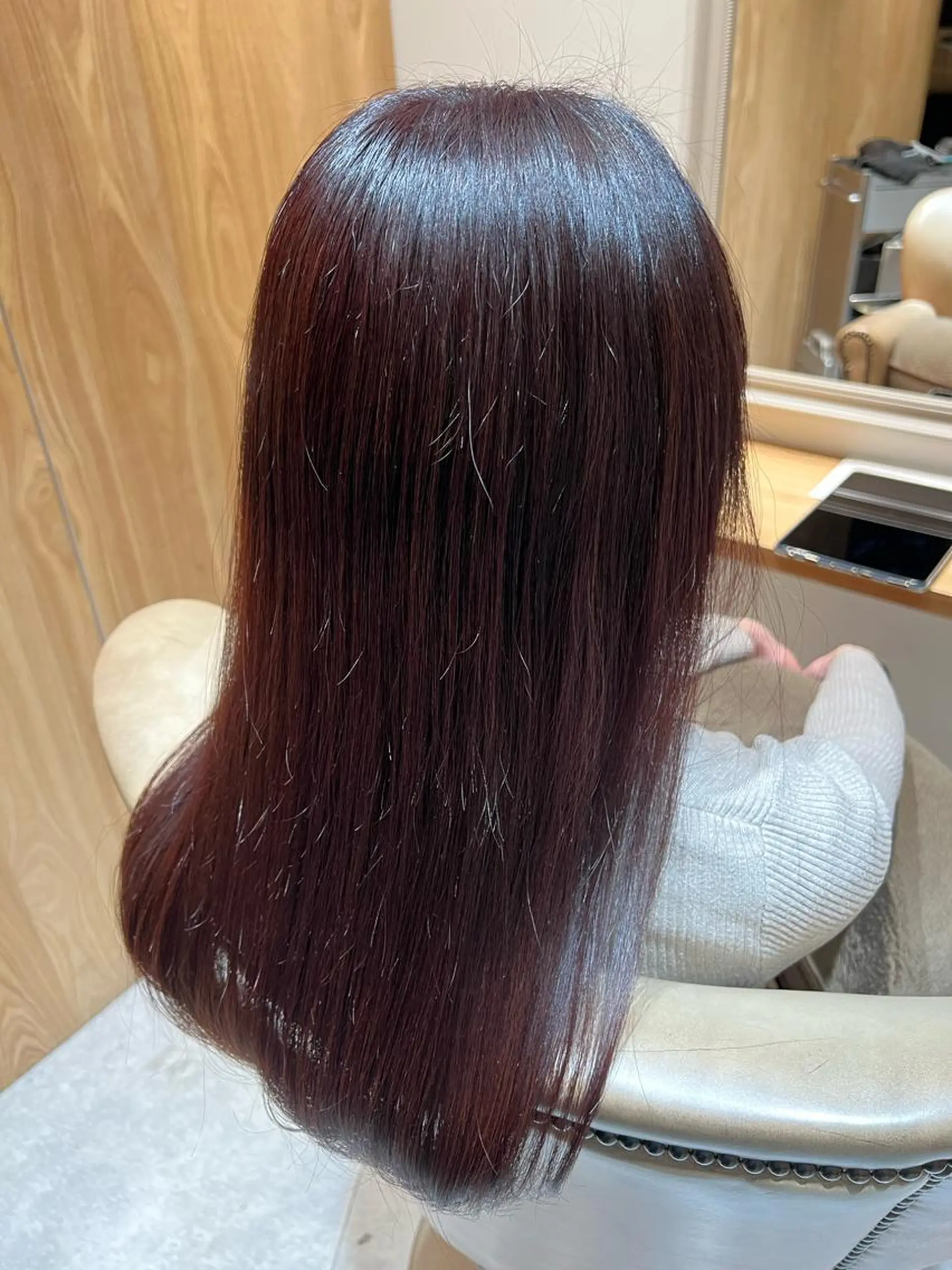 ロング カラー 大河原 美優のヘアスタイル