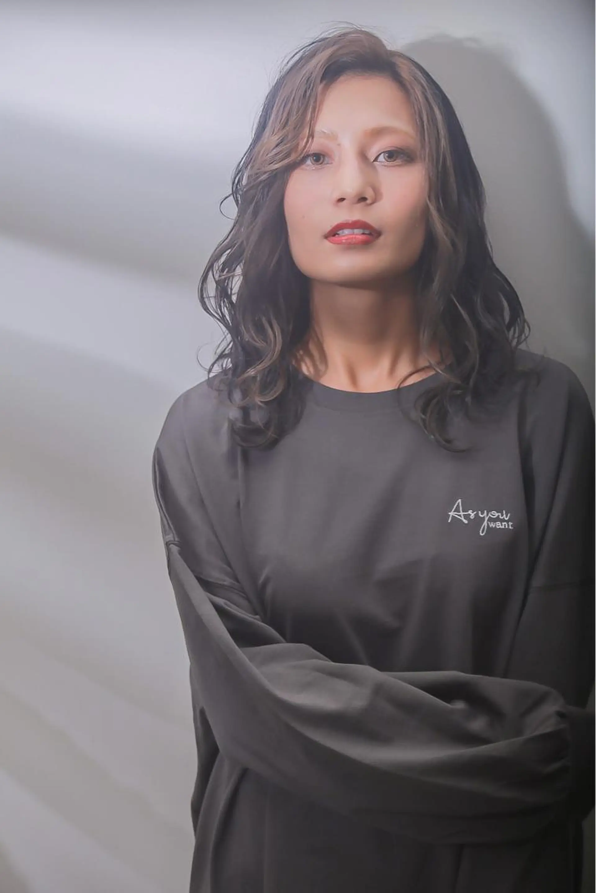 セミロング カラー 伊藤 裕貴のヘアスタイル