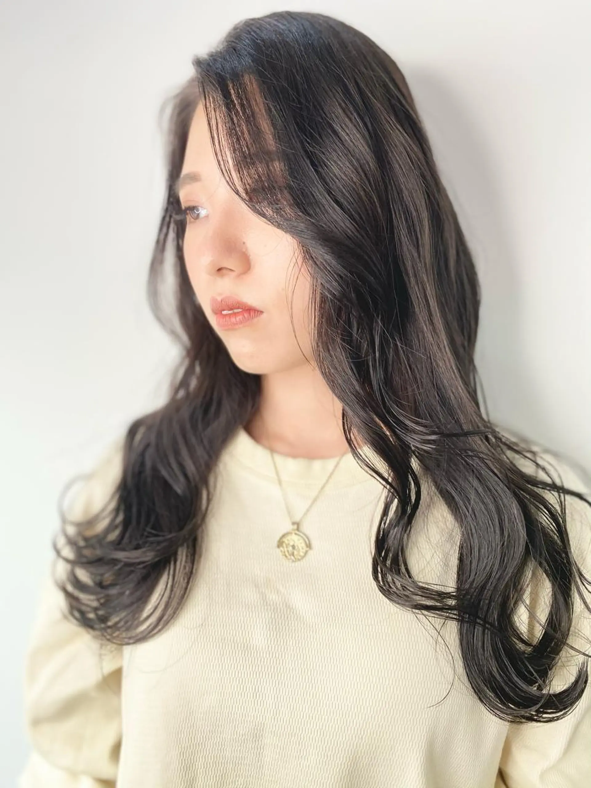 ロング カラー 透明感カラー ロング opus 店長大和 レイヤー/赤み消しのヘアスタイル