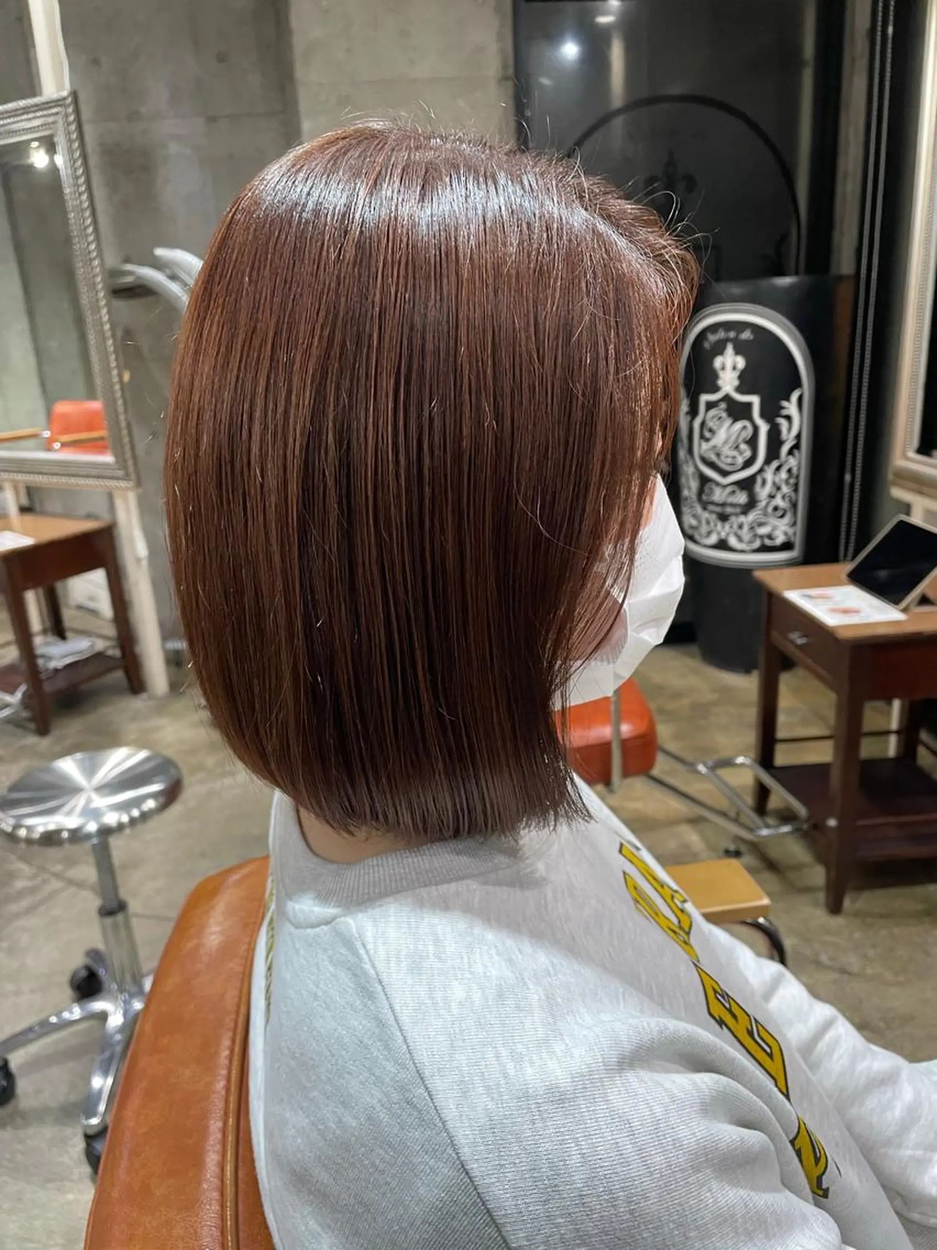 ミディアム 🔥コテ巻き風 ボブパーマ🔥のヘアスタイル