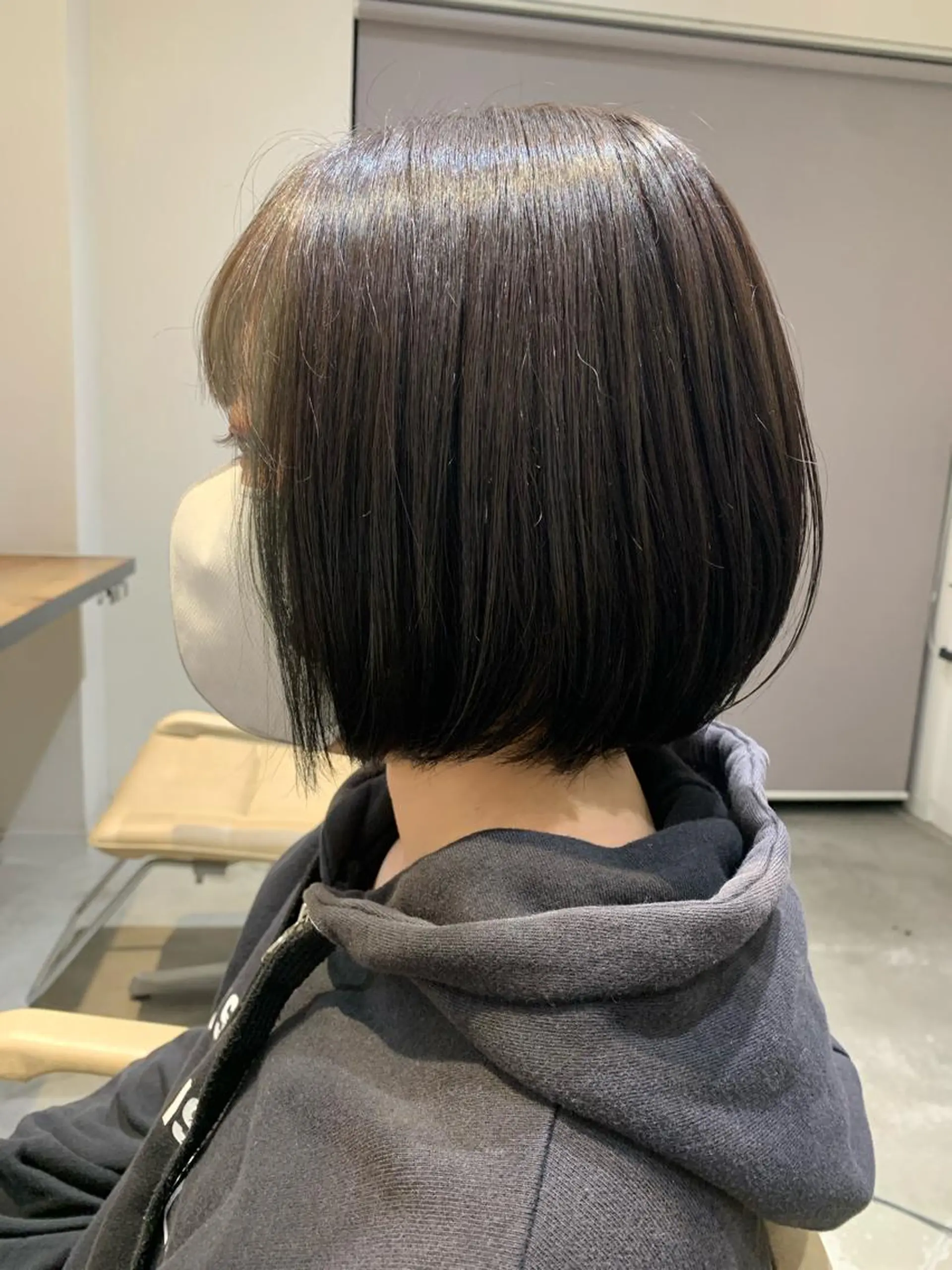 ショート 切りっぱなしボブ ボブ 水戸/似合わせカット /Rukaのヘアスタイル