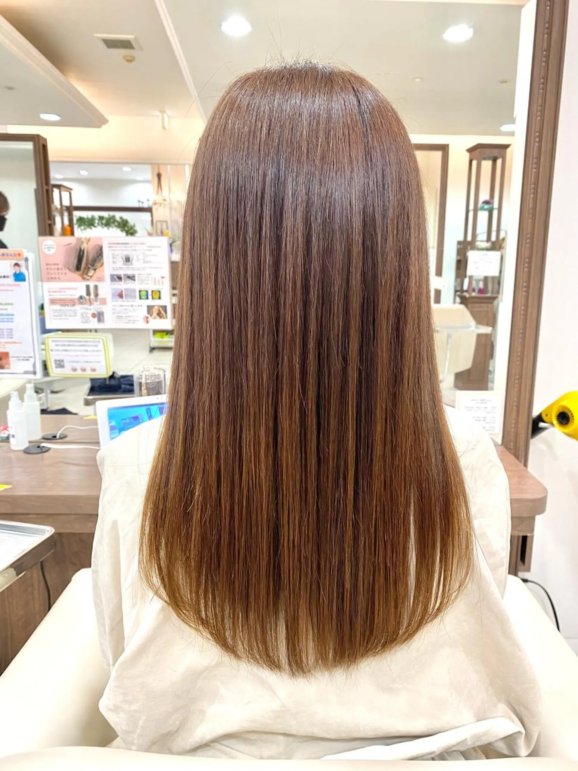 ロング 髪質改善 縮毛矯正 トリートメント 酸性ストレート 《大人気髪質改善》 プログレス国分寺店のヘアスタイル