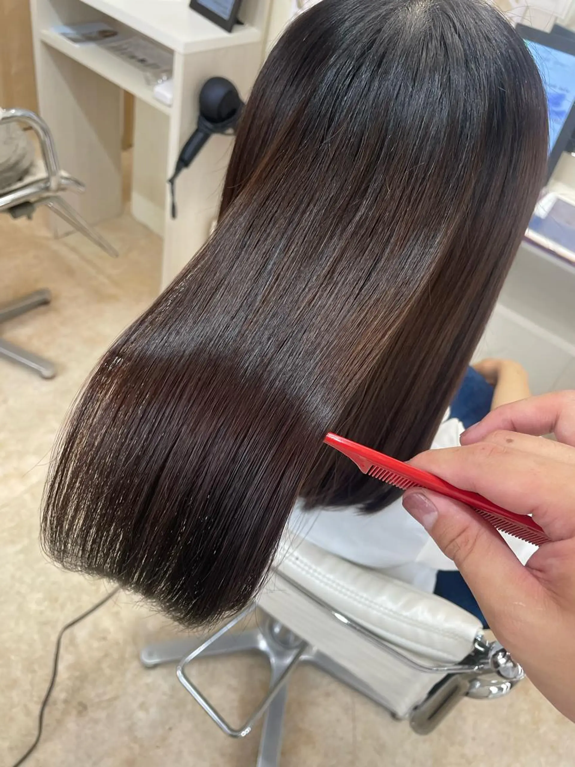 ロング カラー ケアブリーチ /髪質 改善/古橋圭史郎のヘアスタイル