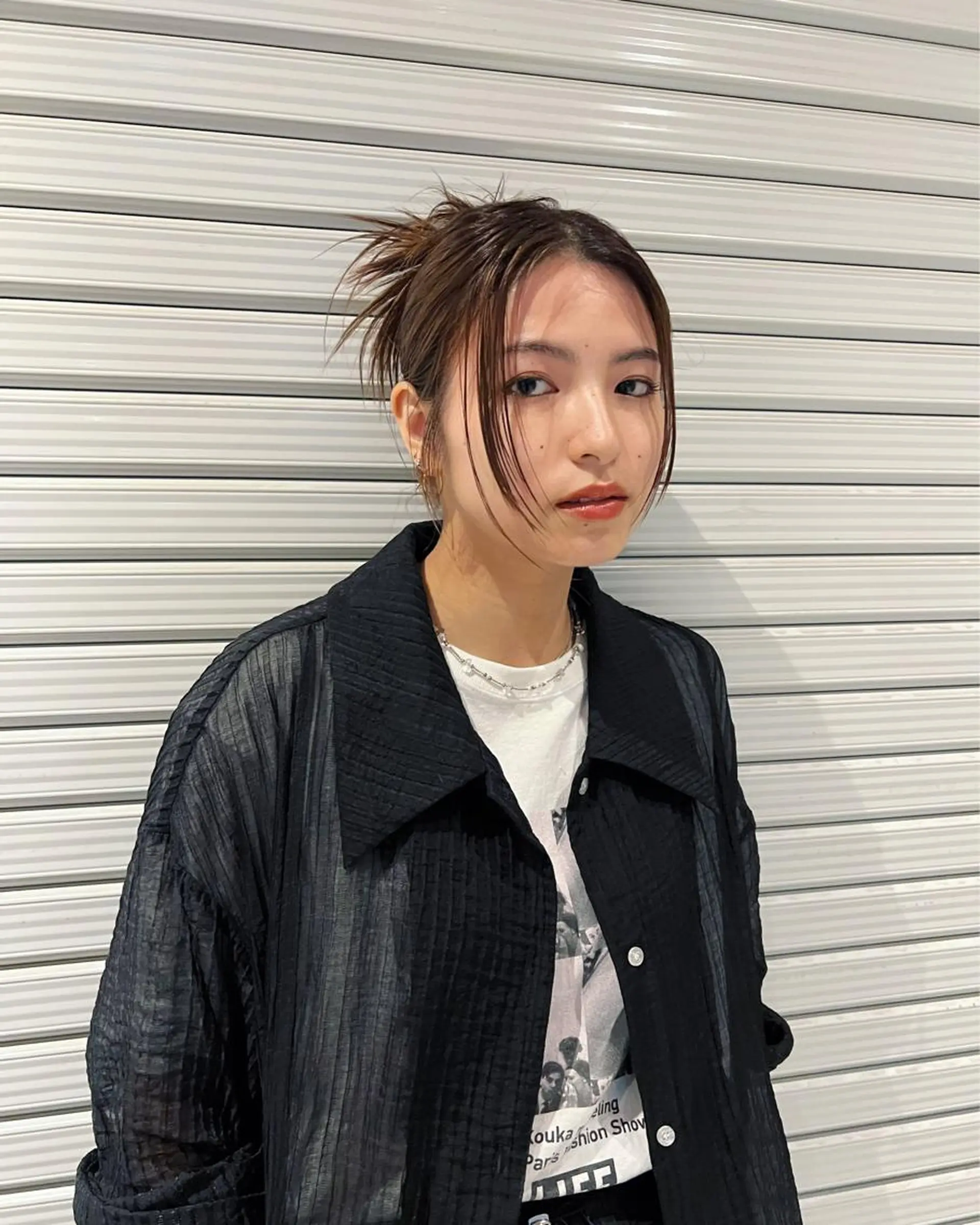 ミディアム ハッシュカット カシマハヤトのヘアスタイル