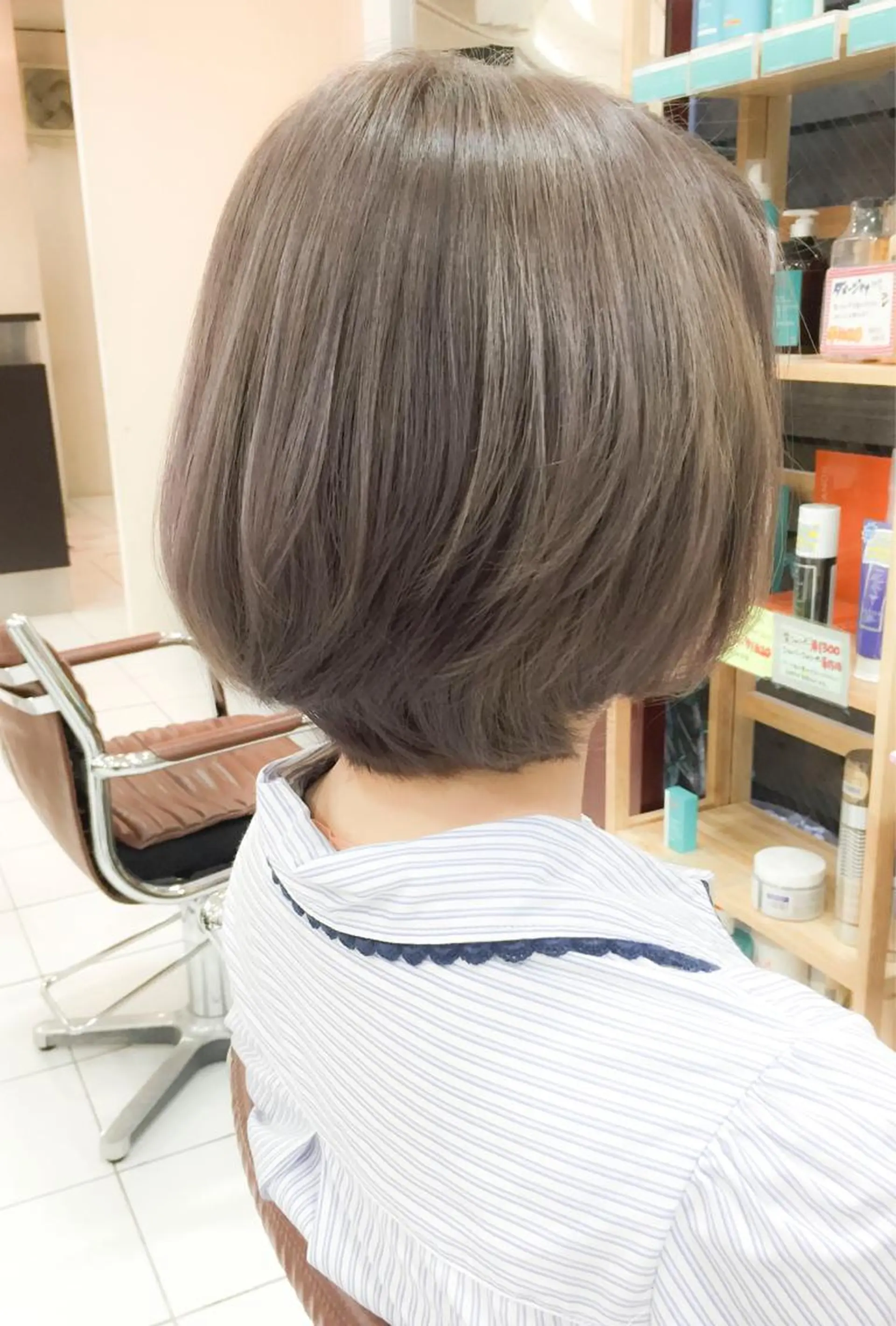 ショート カラー モテ髪透明感❤️ デイズヘアカラーのヘアスタイル