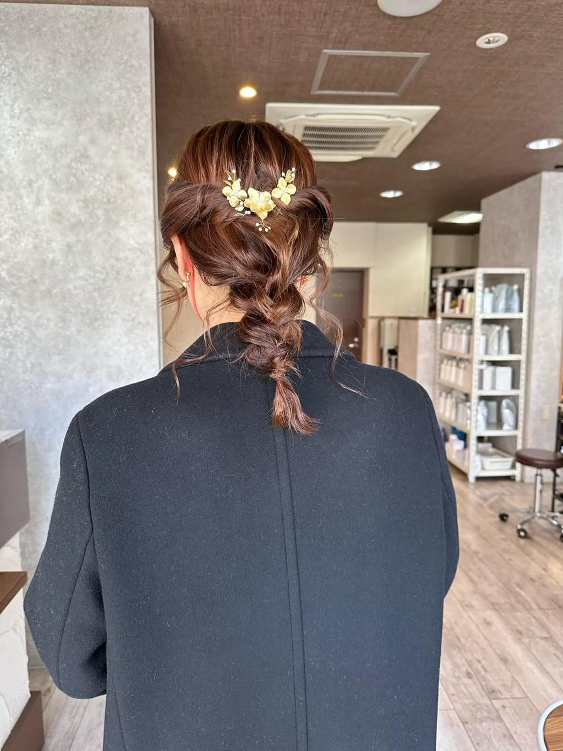 ミディアム カラー レイヤー/高橋 みく /池下/千種のヘアスタイル