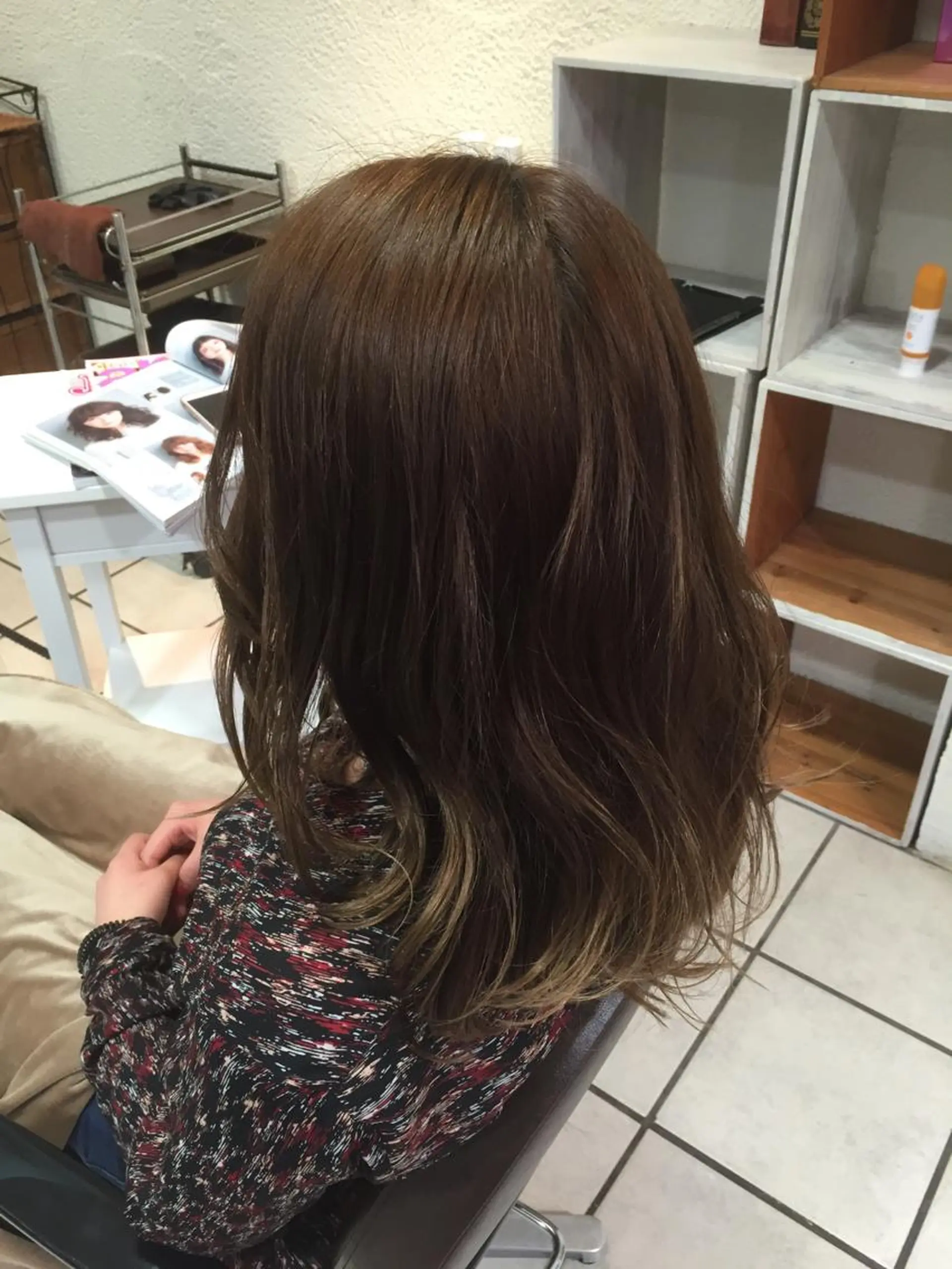 セミロング カラー 髪質改善✨艶髪師 黒木大貴のヘアスタイル