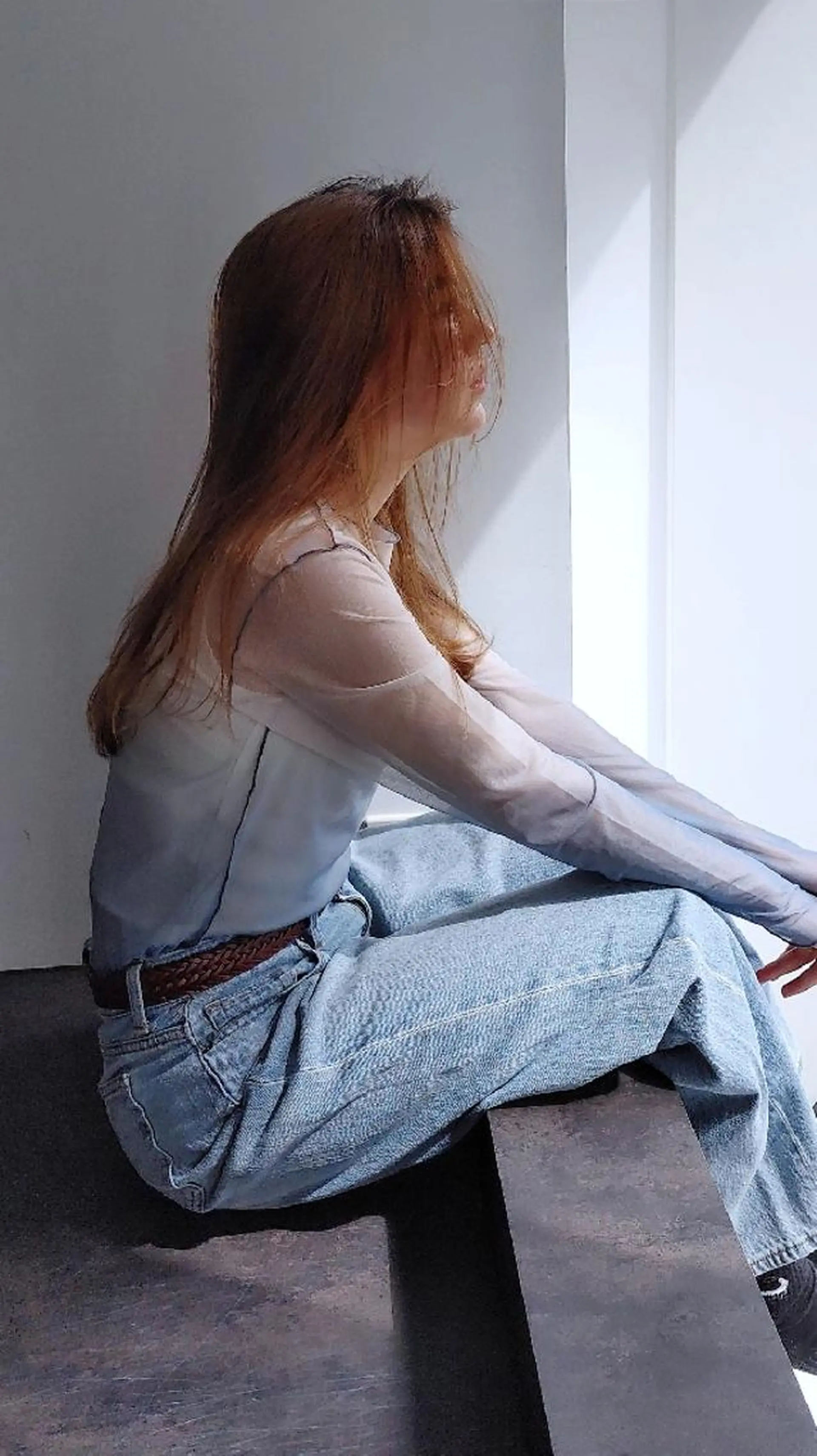 ロング ホリウチ ユキエのヘアスタイル