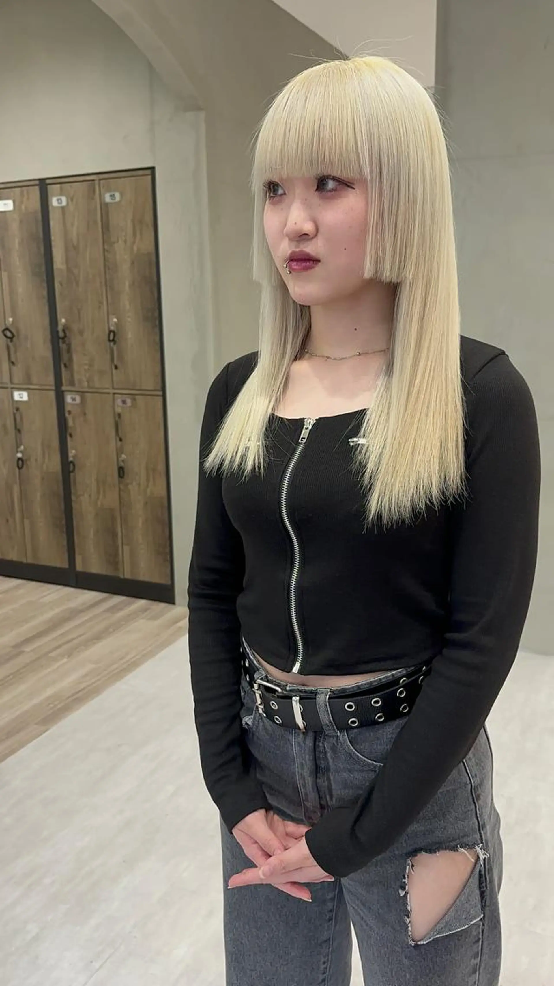 ロング カワカミ ユウダイのヘアスタイル