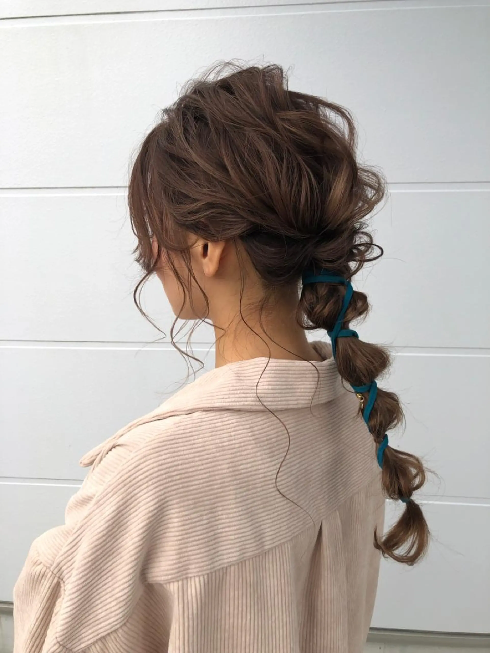 ロング ヘアアレンジ マエダ リョウのヘアスタイル