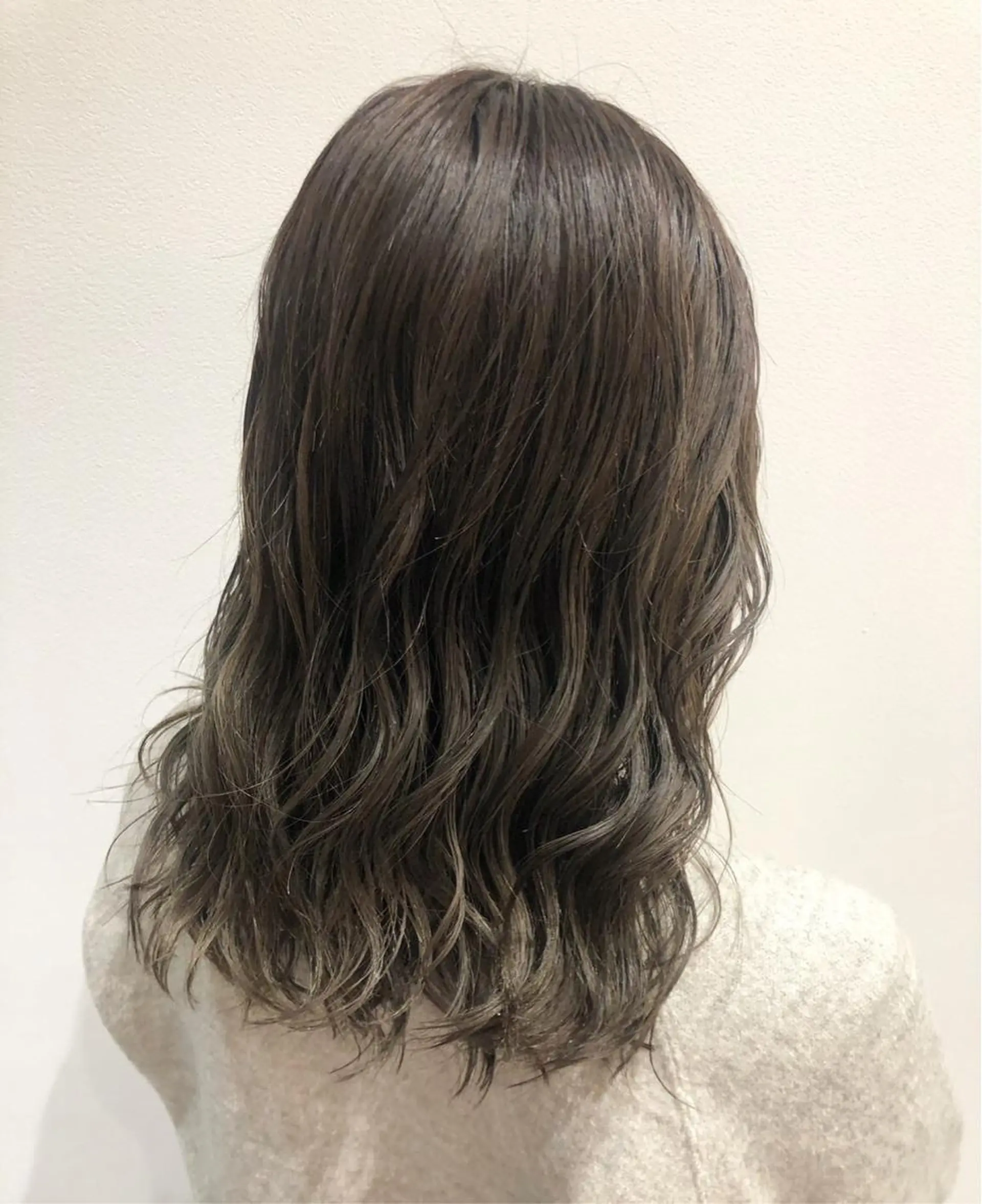 セミロング カラー カット ヘアカラー トリートメント Lien 深井店のヘアスタイル