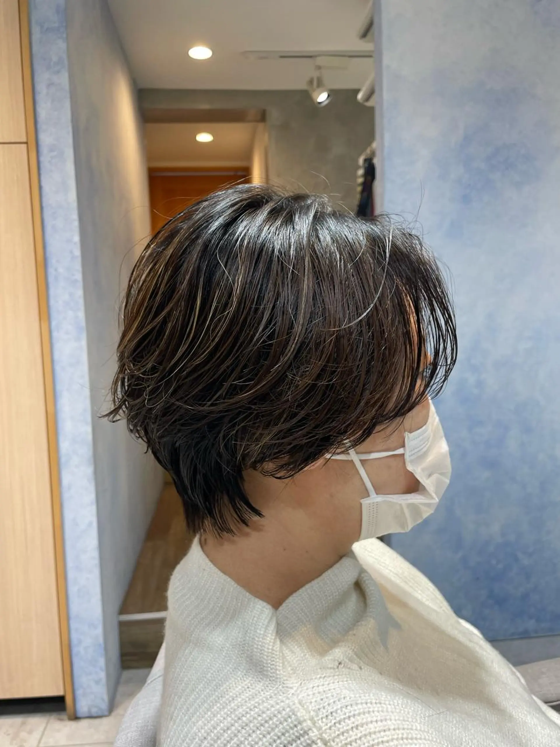 ショート パーマ ハンサムショート ショートヘア 若林 良のヘアスタイル