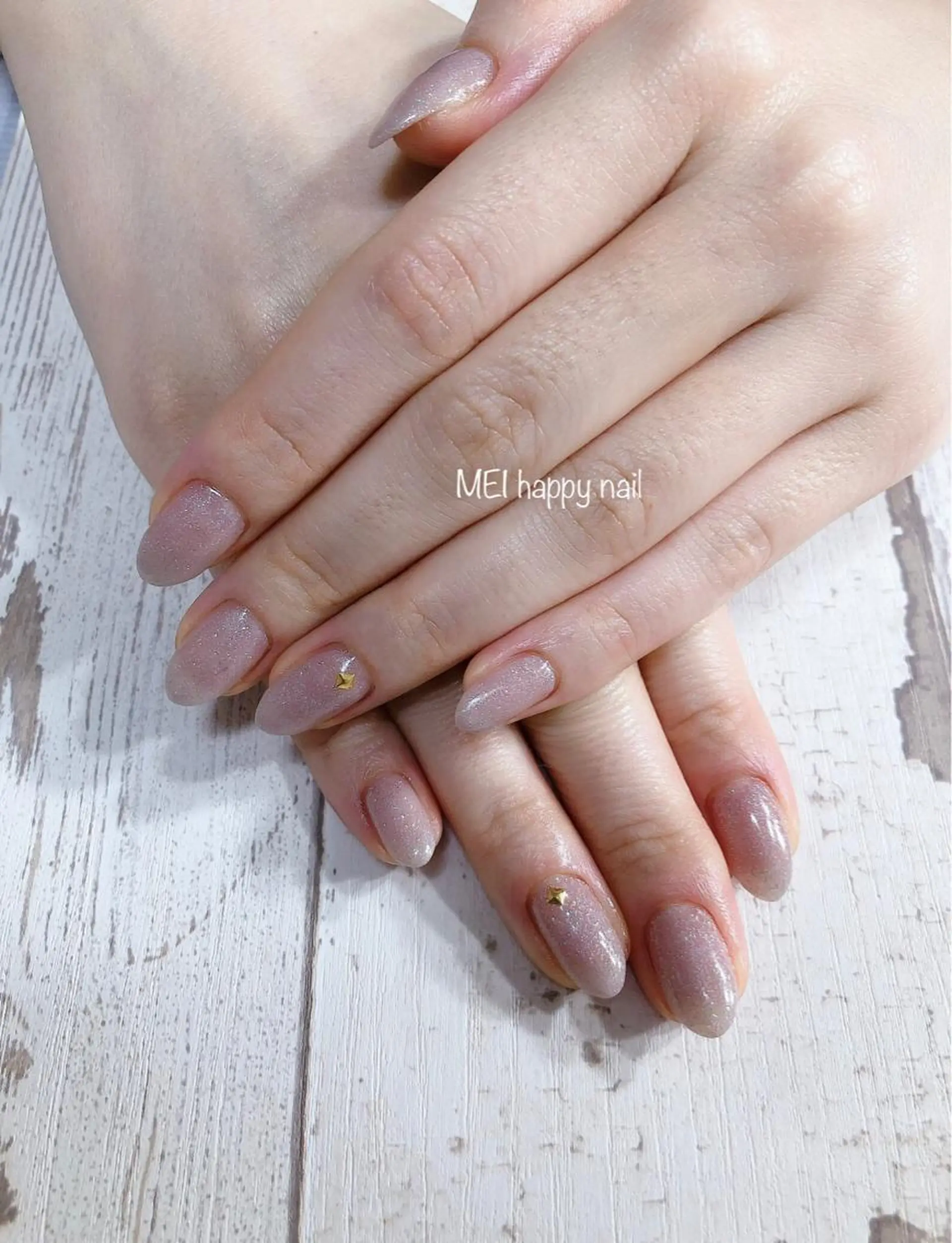 ネイル 北浦和 自爪育成ケアのネイルデザイン