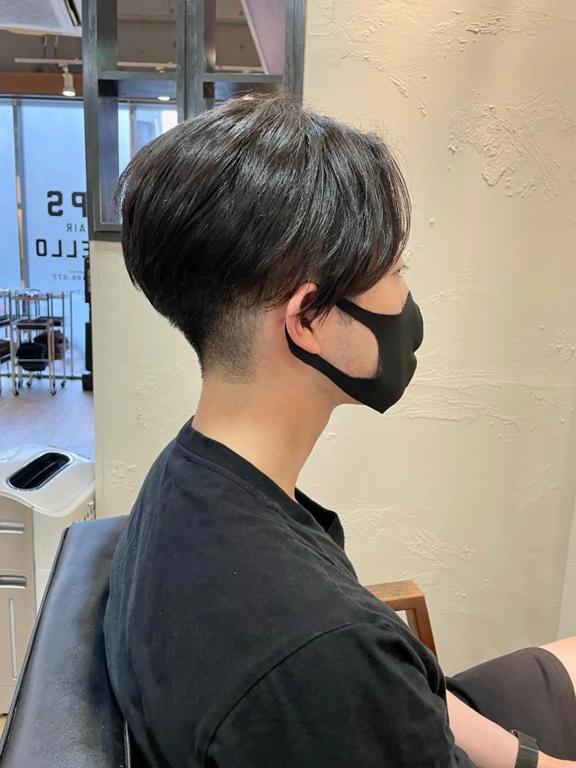 ショート ショート/ボブ/ メンズ/縮毛矯正のヘアスタイル