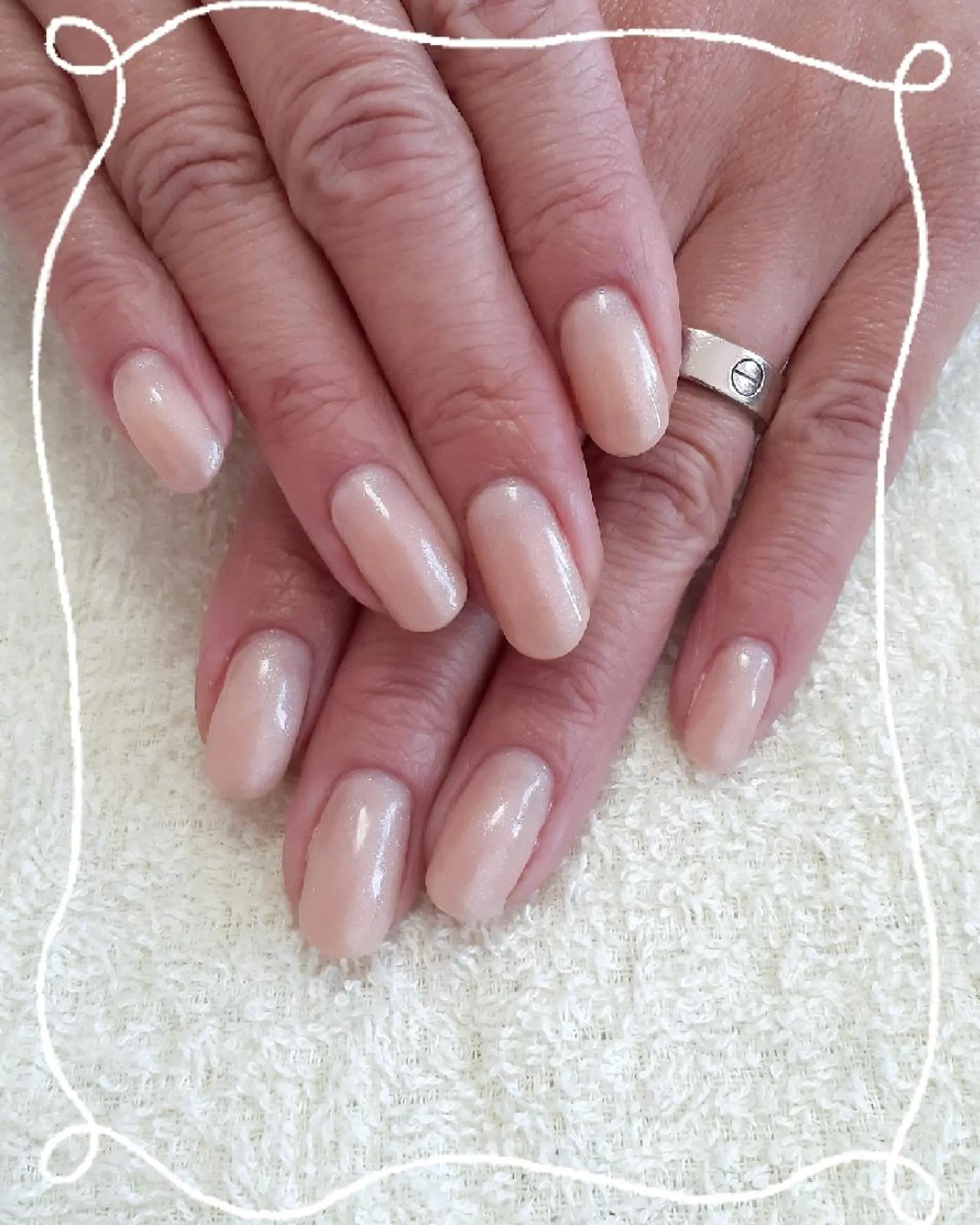 ネイル ラメ(グリッター) ワンカラーネイル ハンドネイル 池元 真由美のネイルデザイン