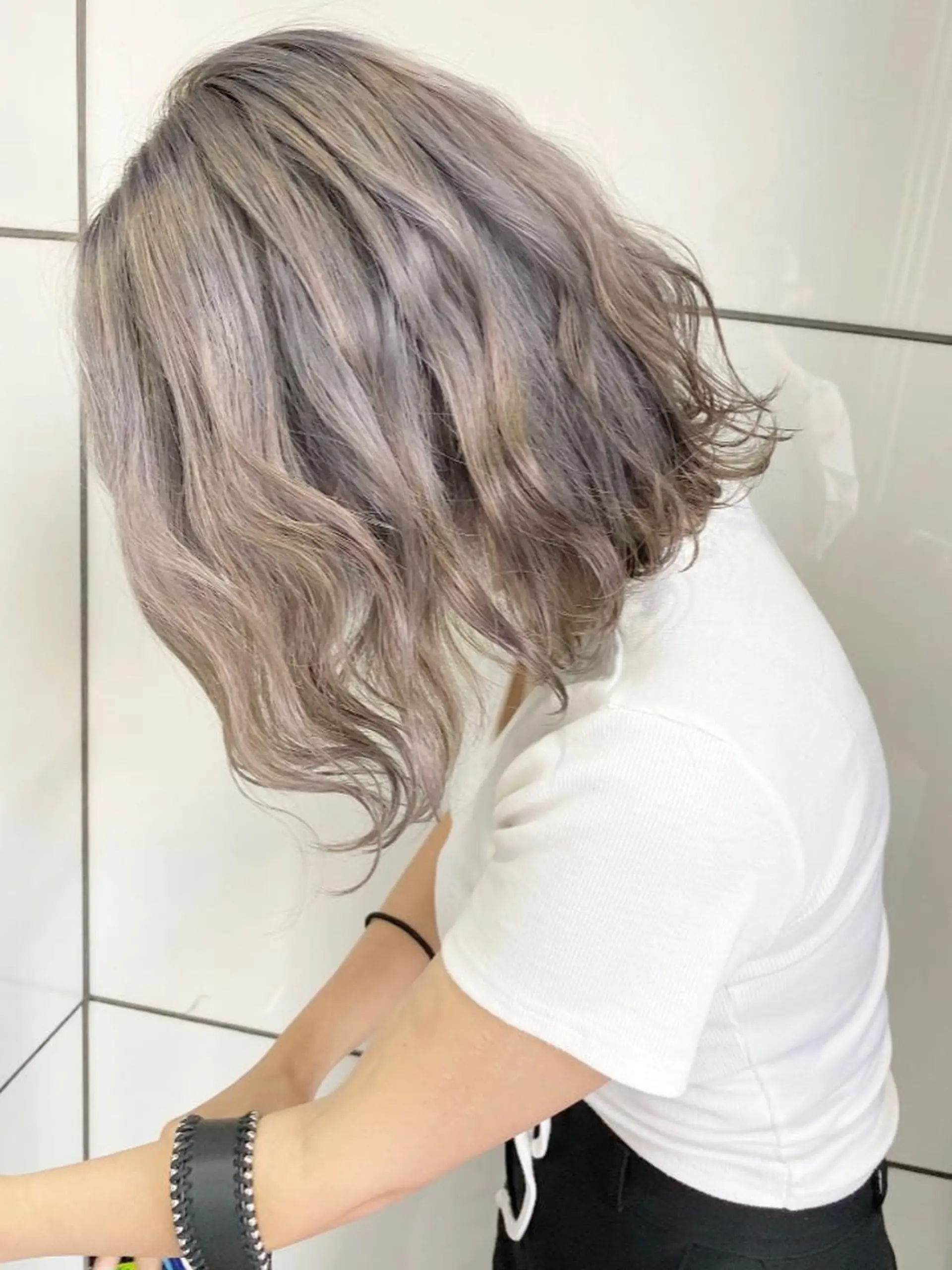 ミディアム カラー 🧡色落ちまで2度綺 麗なカラー🧡ヨシキのヘアスタイル