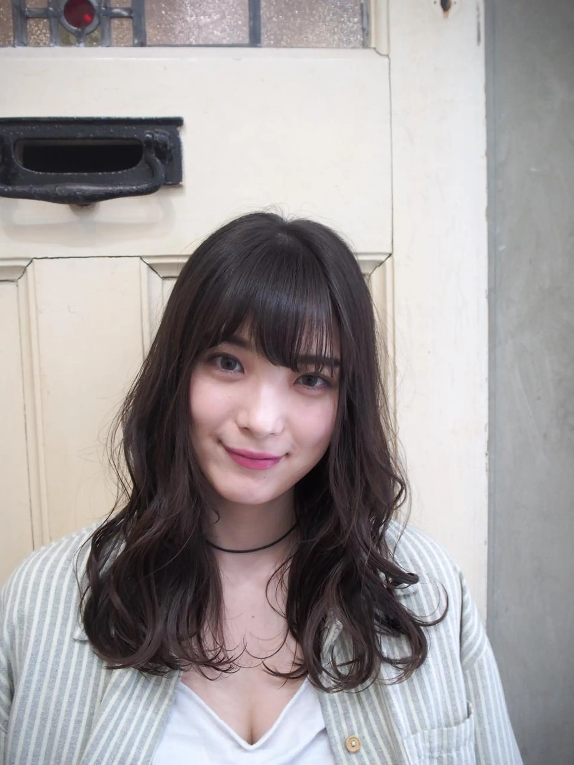 ロング カラー パーマ 🌈髪質改善💕 縮毛矯正✨青木まで✨のヘアスタイル