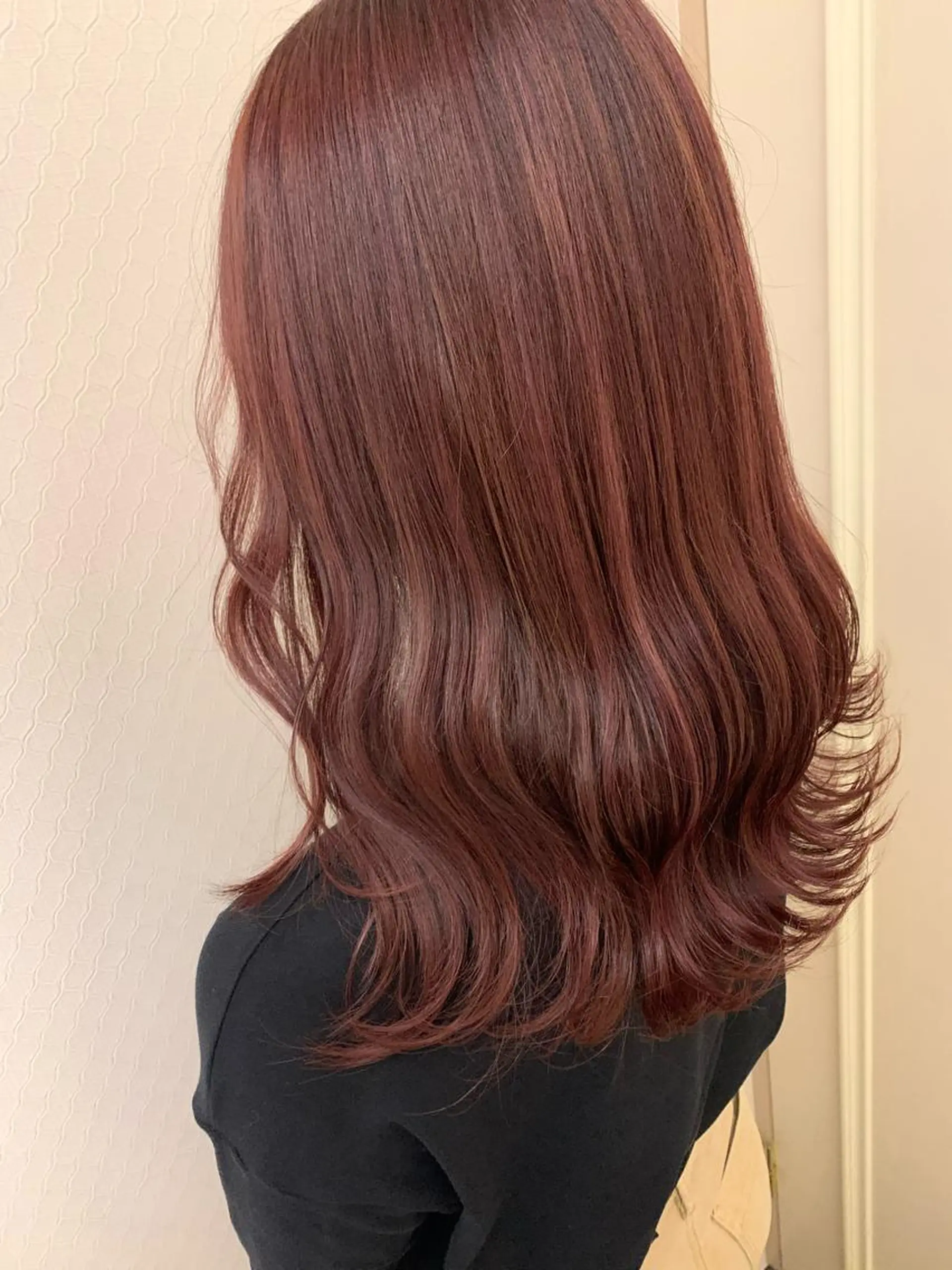 ロング カラー unico.所属・韓国ヘア/暖色カラー 新美多英のヘアスタイル