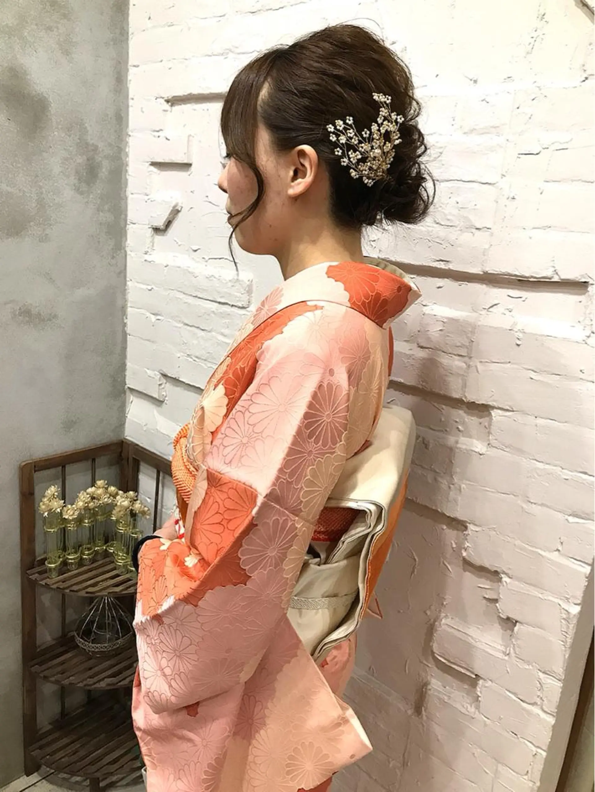 ミディアム 着付け まつパ・ヘアセット ♡Chinami♡のマツエク・マツパデザイン