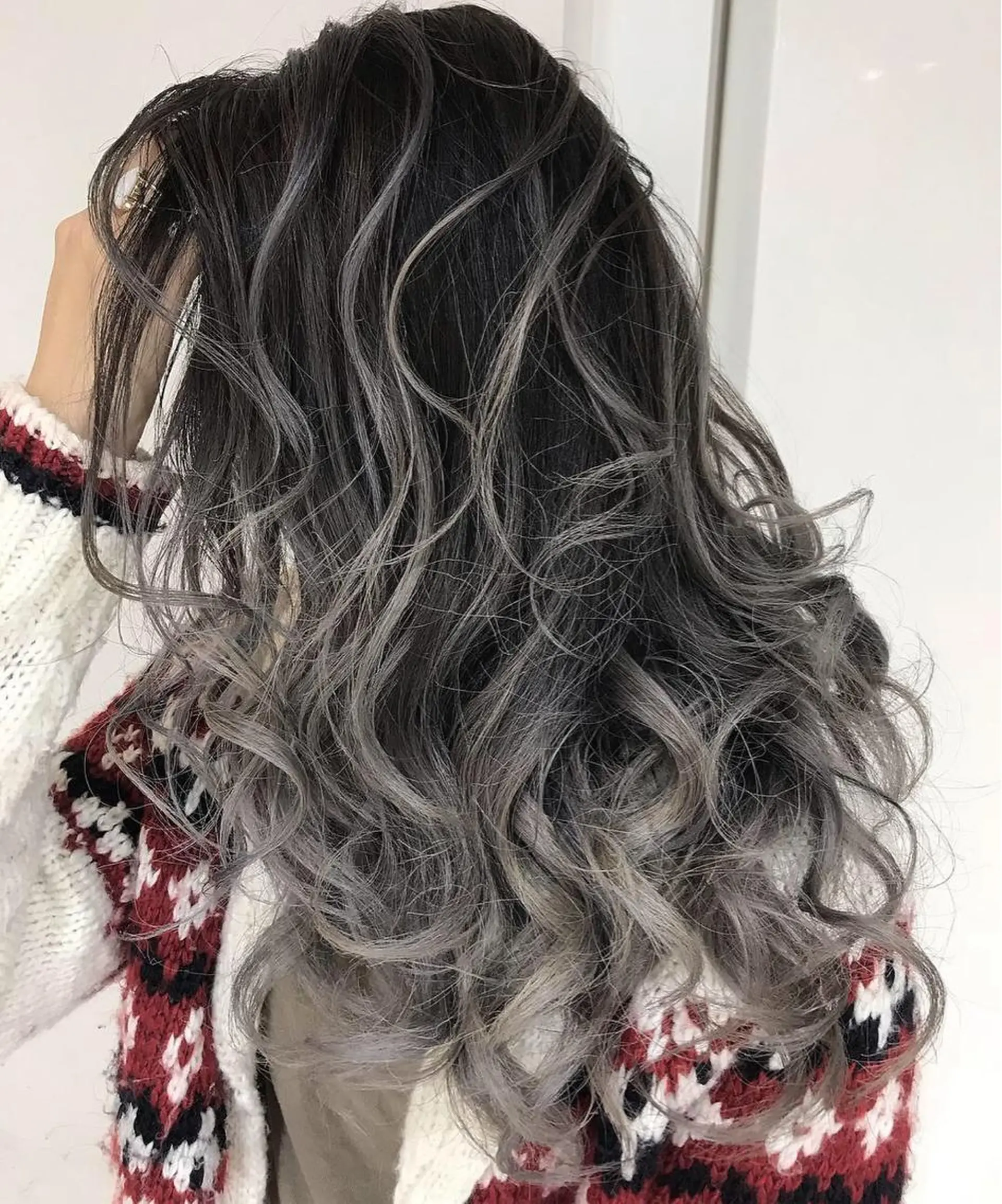 ロング レイヤーカット 阿部 圭悟のヘアスタイル
