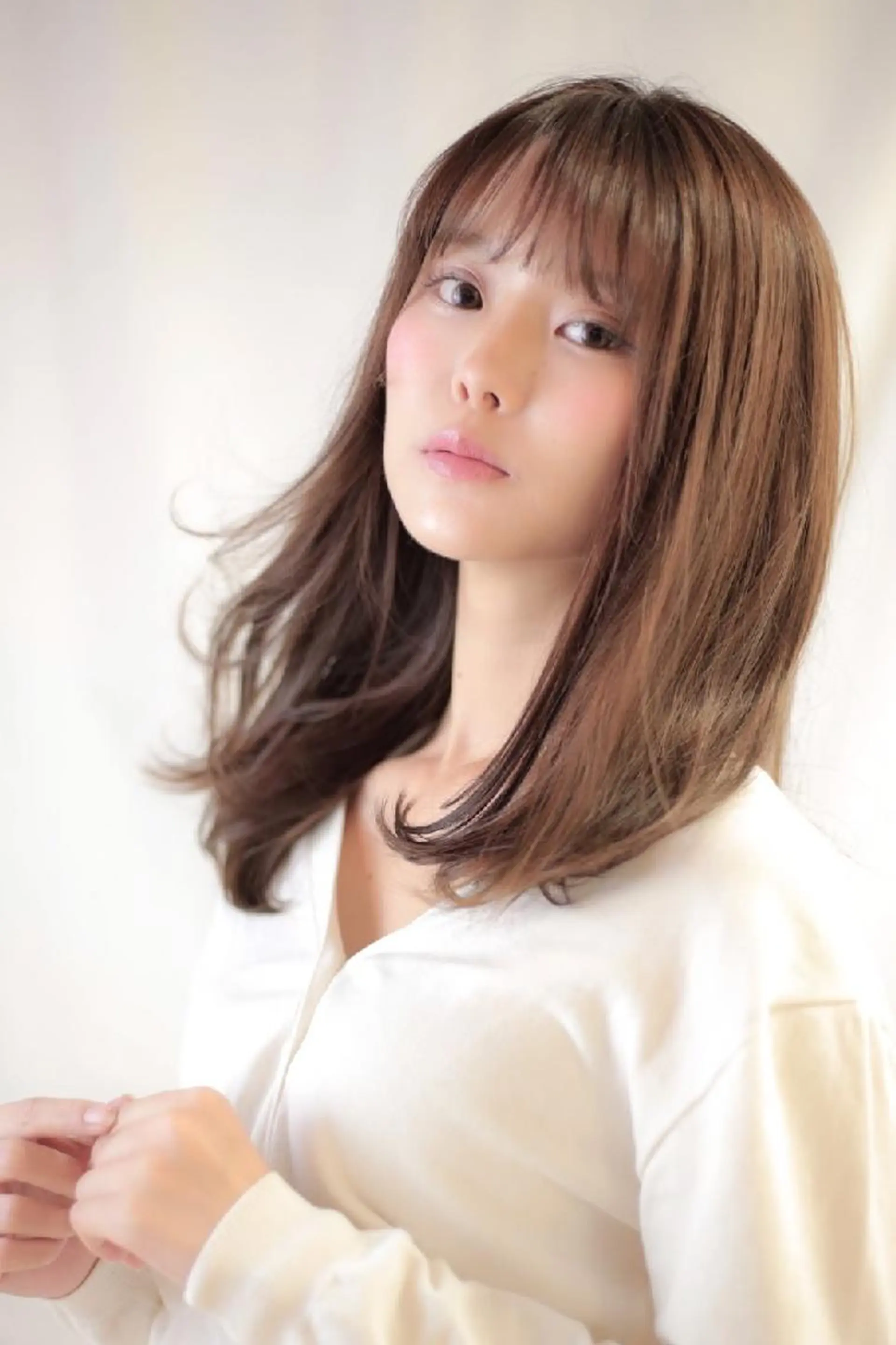 ロング パーマ カット トリートメント nagane sayakaのヘアスタイル