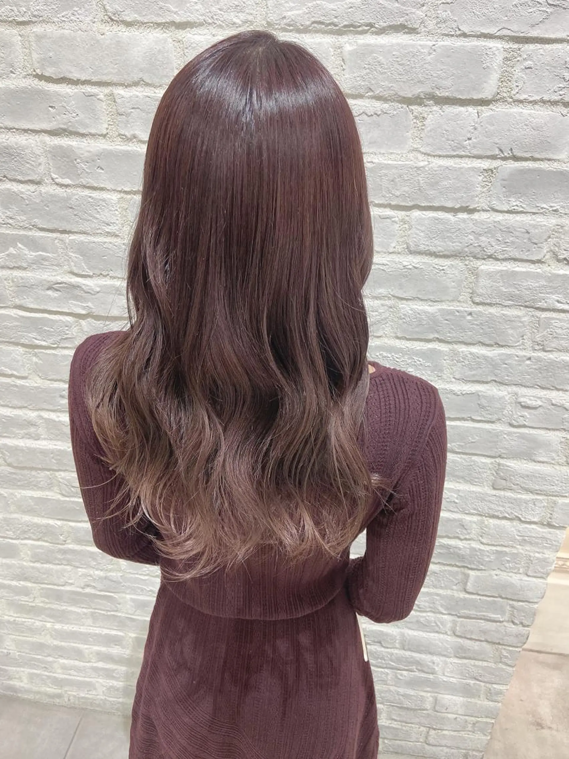 ロング カラー アクアカラー ダブルカラー グラデーションカラー ハイライトカラー イルミナカラー カット ヘアカラー 韓国/色気/レイヤー /AVANCE天王寺のヘアスタイル