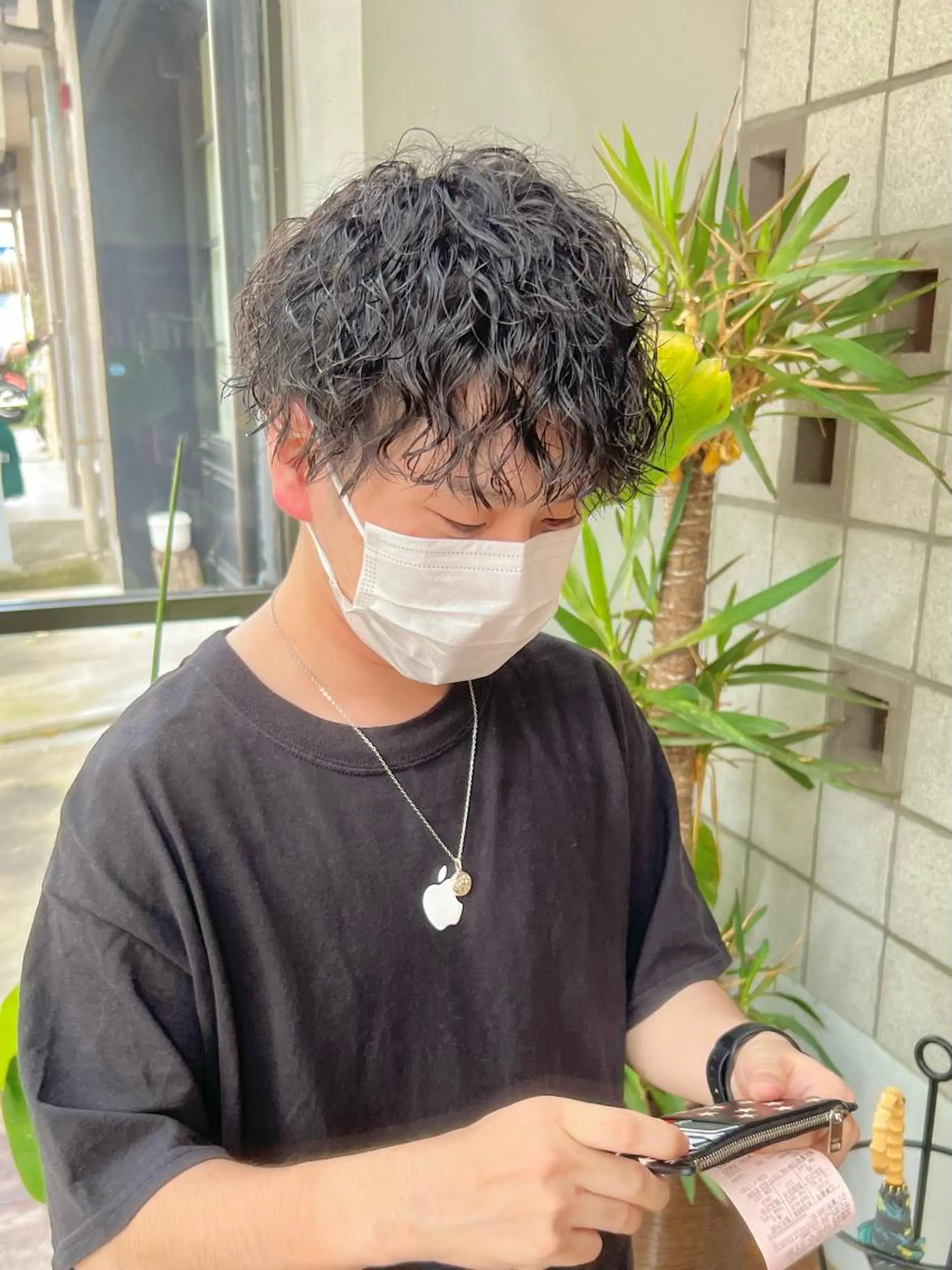 パーマ メンズ メンズパーマ ツイストスパイラルパーマ スパイラルパーマ カット ヘアカラー メンズパーマ/フェ ザーパーマ/古川晴輝のヘアスタイル