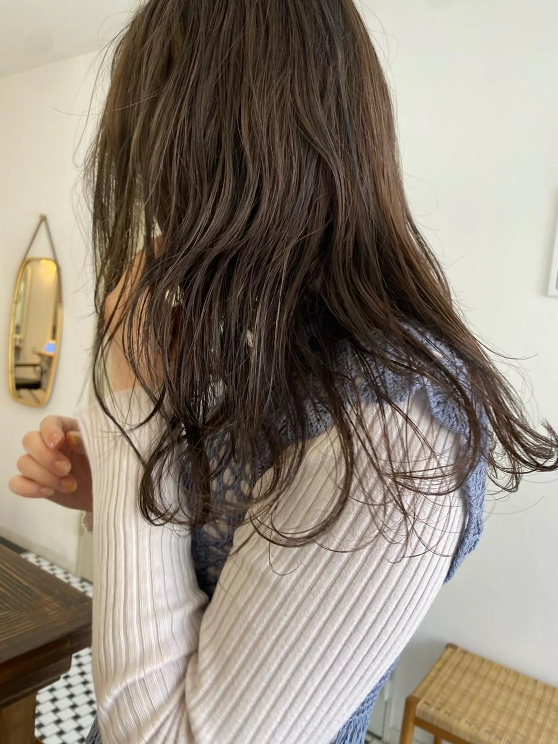 ミディアム カット ヘアカラー トリートメント ボブ/ハイトーン REINAのヘアスタイル