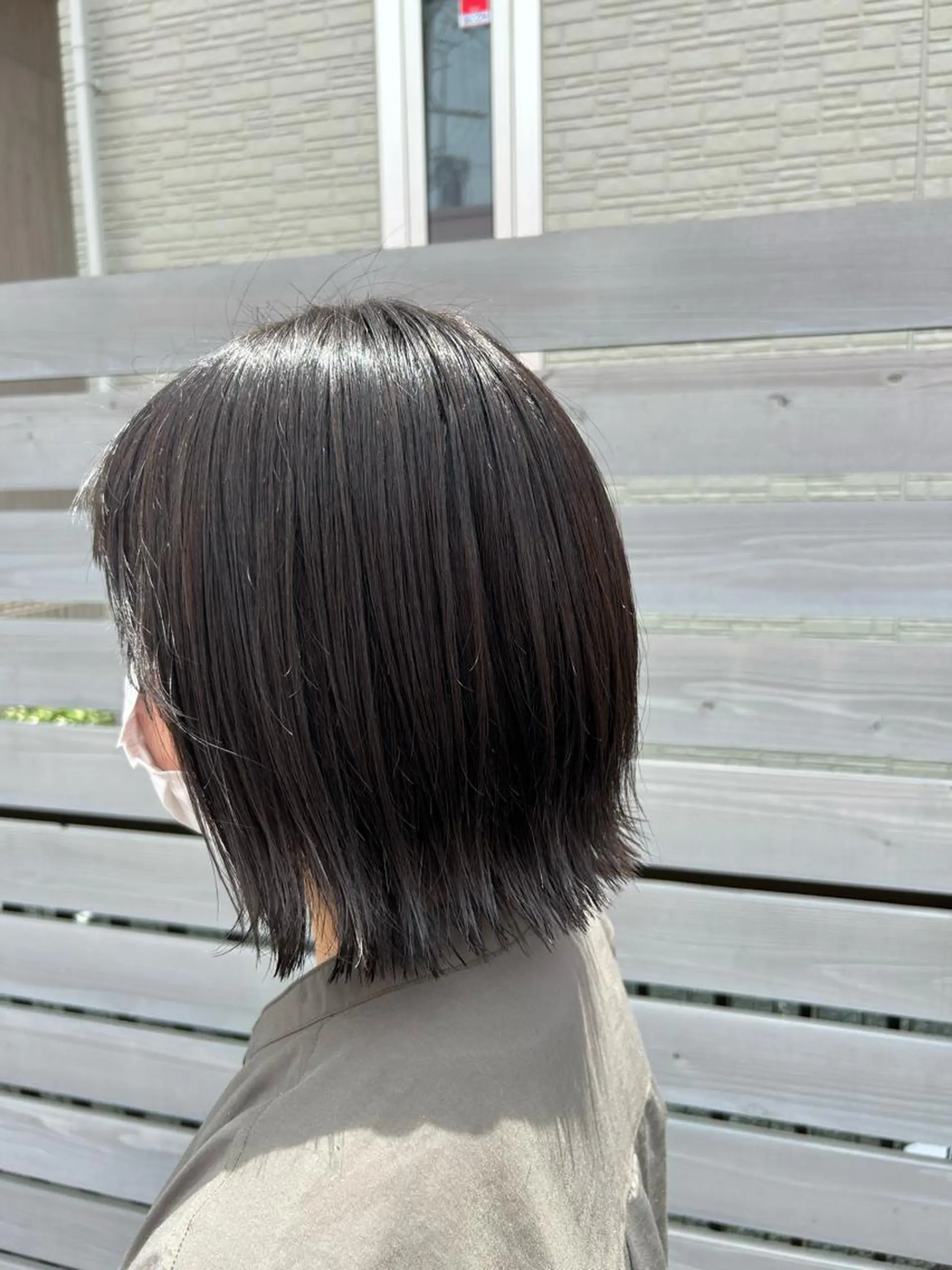 ミディアム 韓国風カラー ボブ ハイライト 髪質改善 韓国風ヘア 💙ルル💙 ハイトーン/レイヤーのヘアスタイル