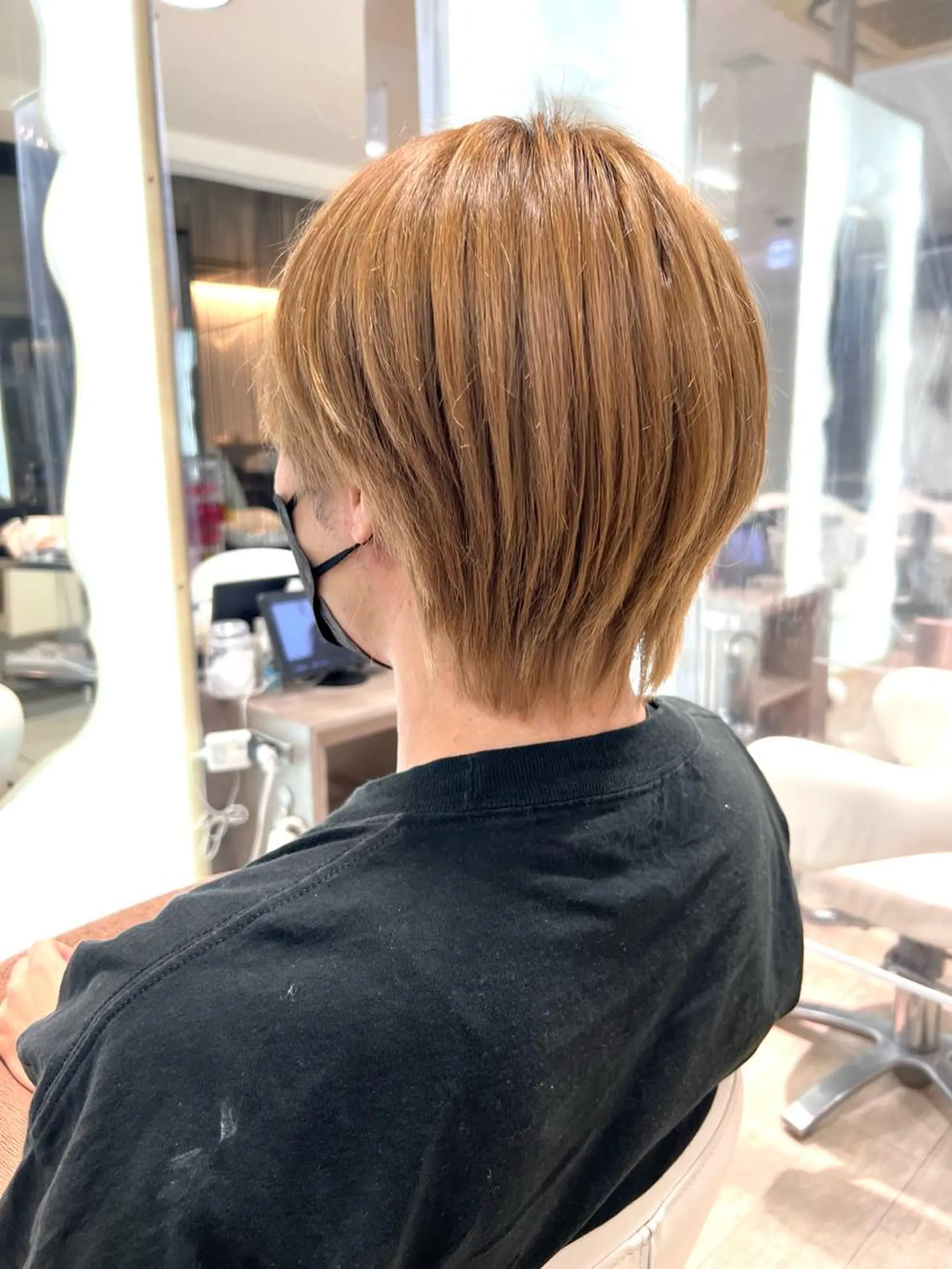 ミディアム 柳澤 和也のヘアスタイル