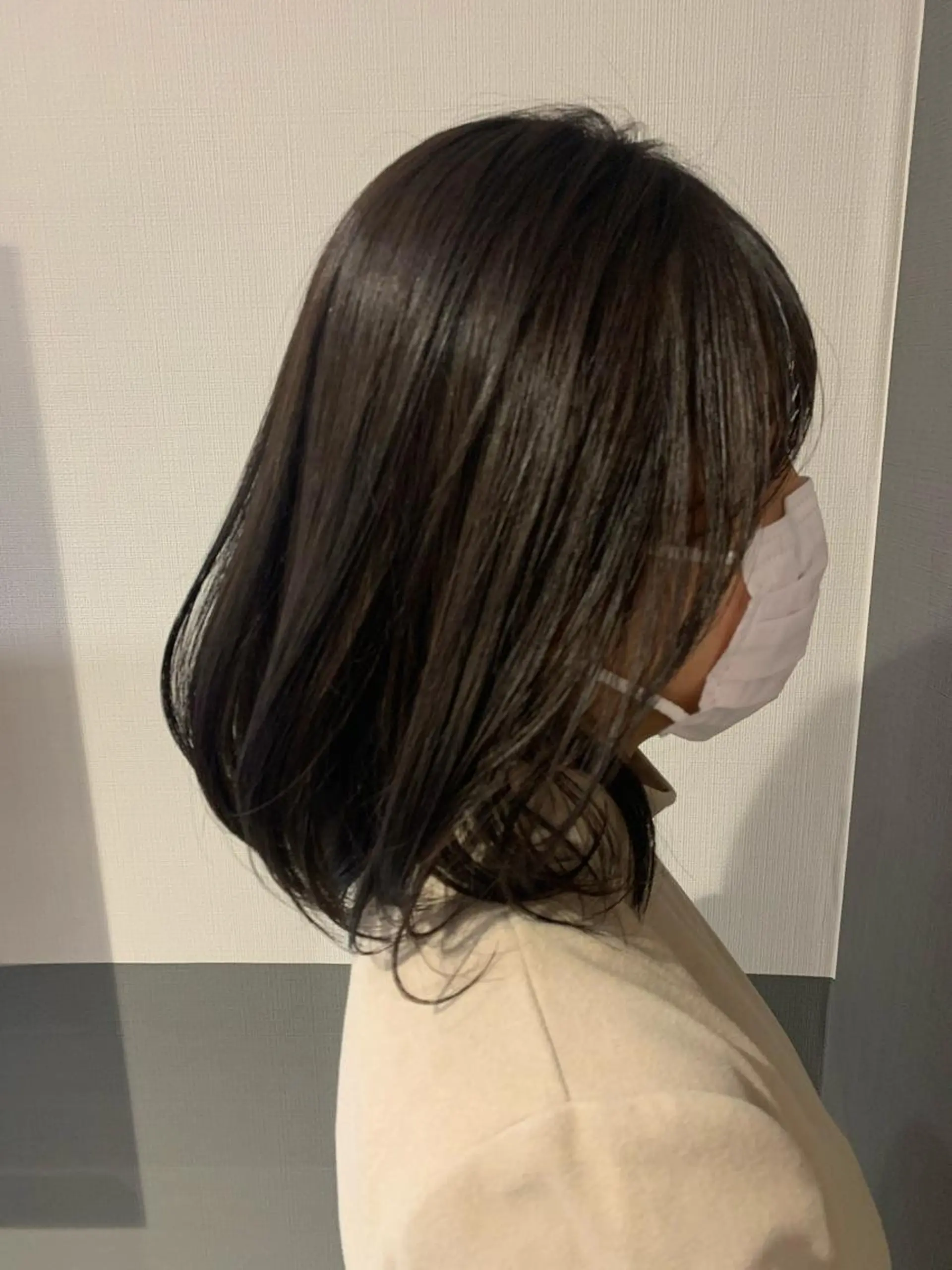 ミディアム カラー 透明感カラー ピンクカラー モデルさん募集中IT byALBUM八王子のヘアスタイル