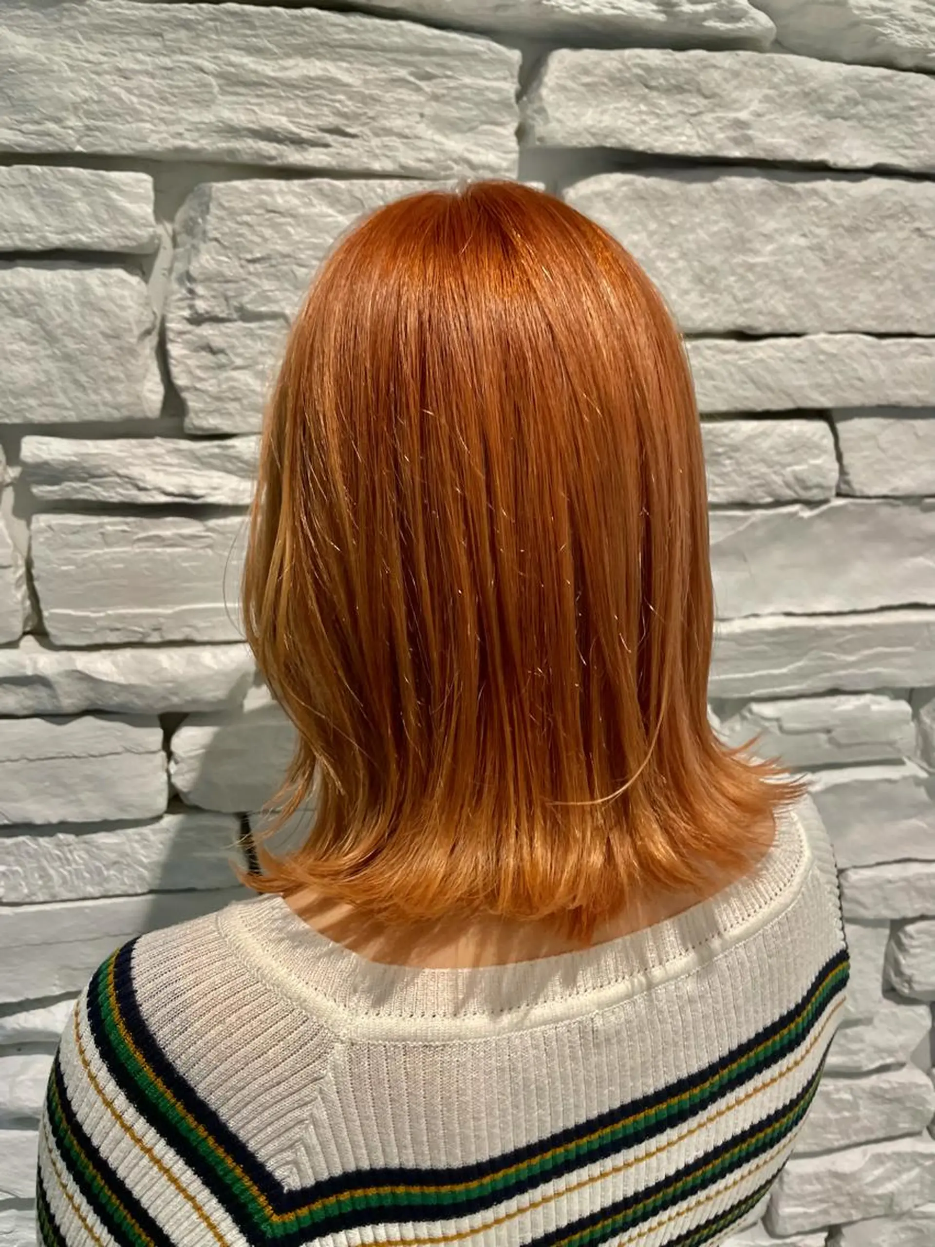 ミディアム カラー 岩戸 新のヘアスタイル