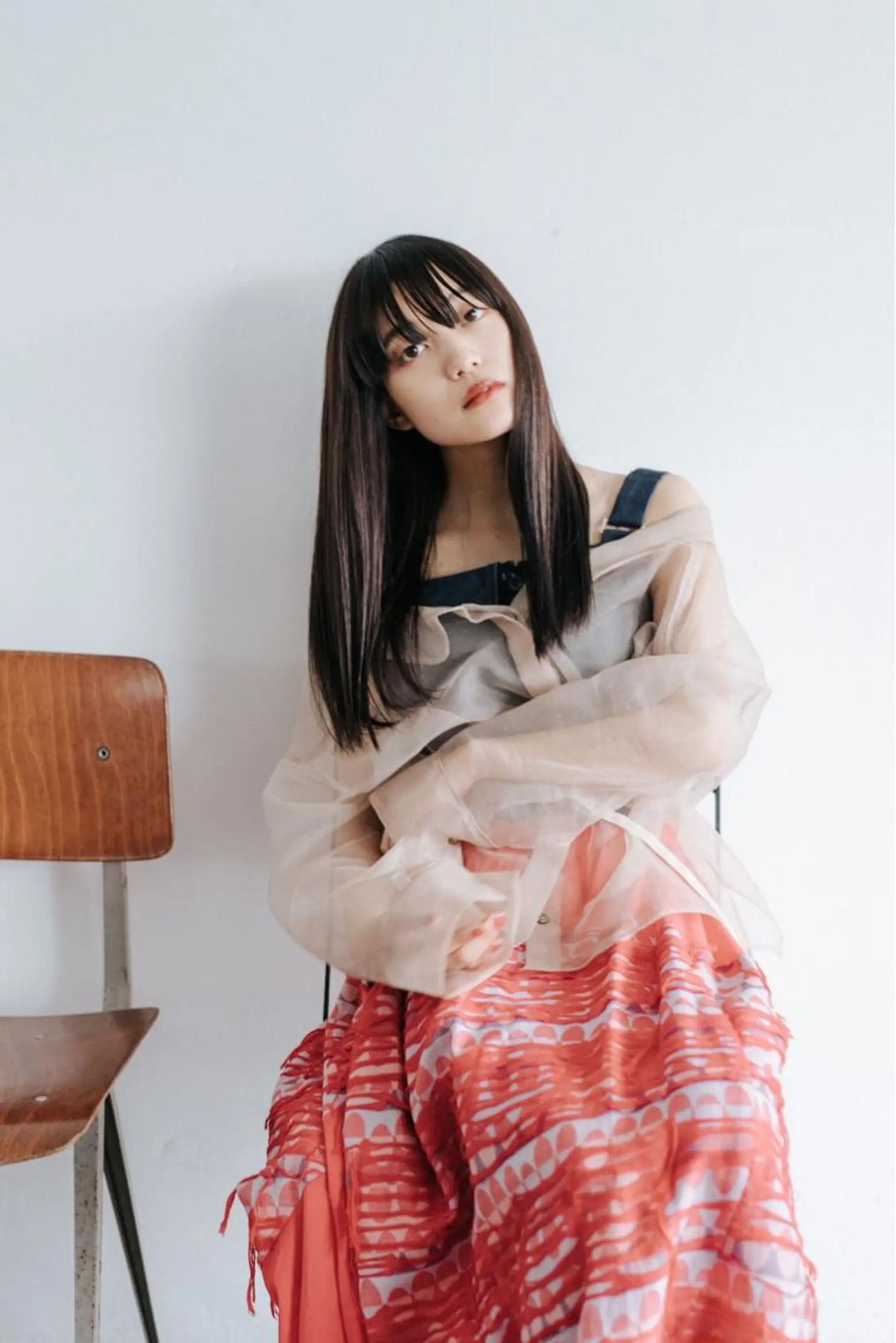 セミロング カラー 【骨格診断カット】 .のヘアスタイル