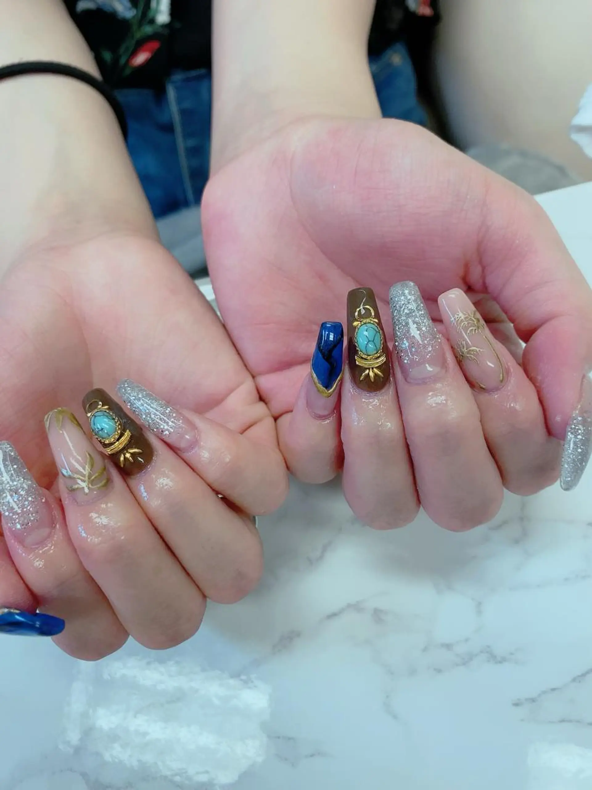 ミディアム JNA認定講師🌸 RIEのネイルデザイン