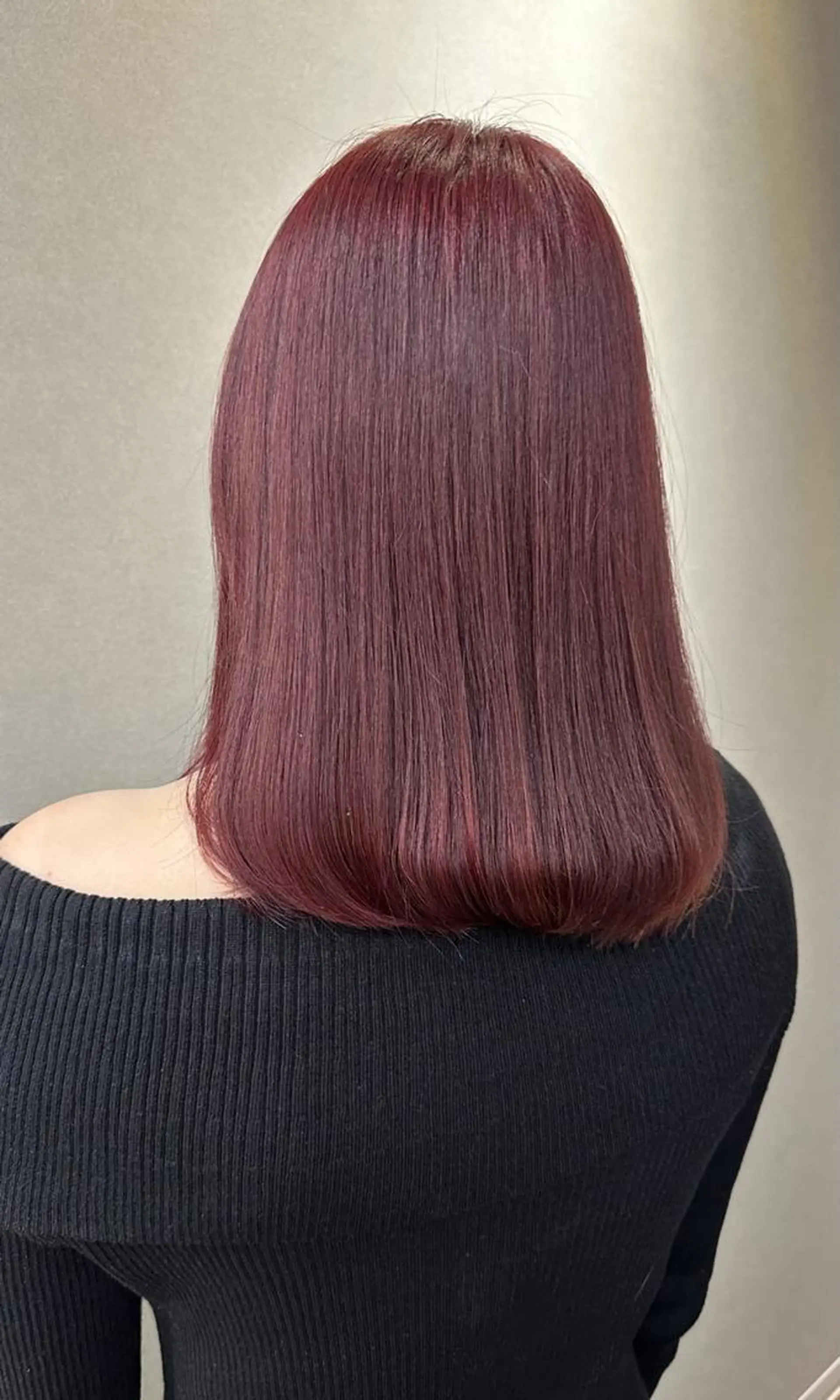 ミディアム ヘアカラー 福岡美容室Daisy hairのヘアスタイル