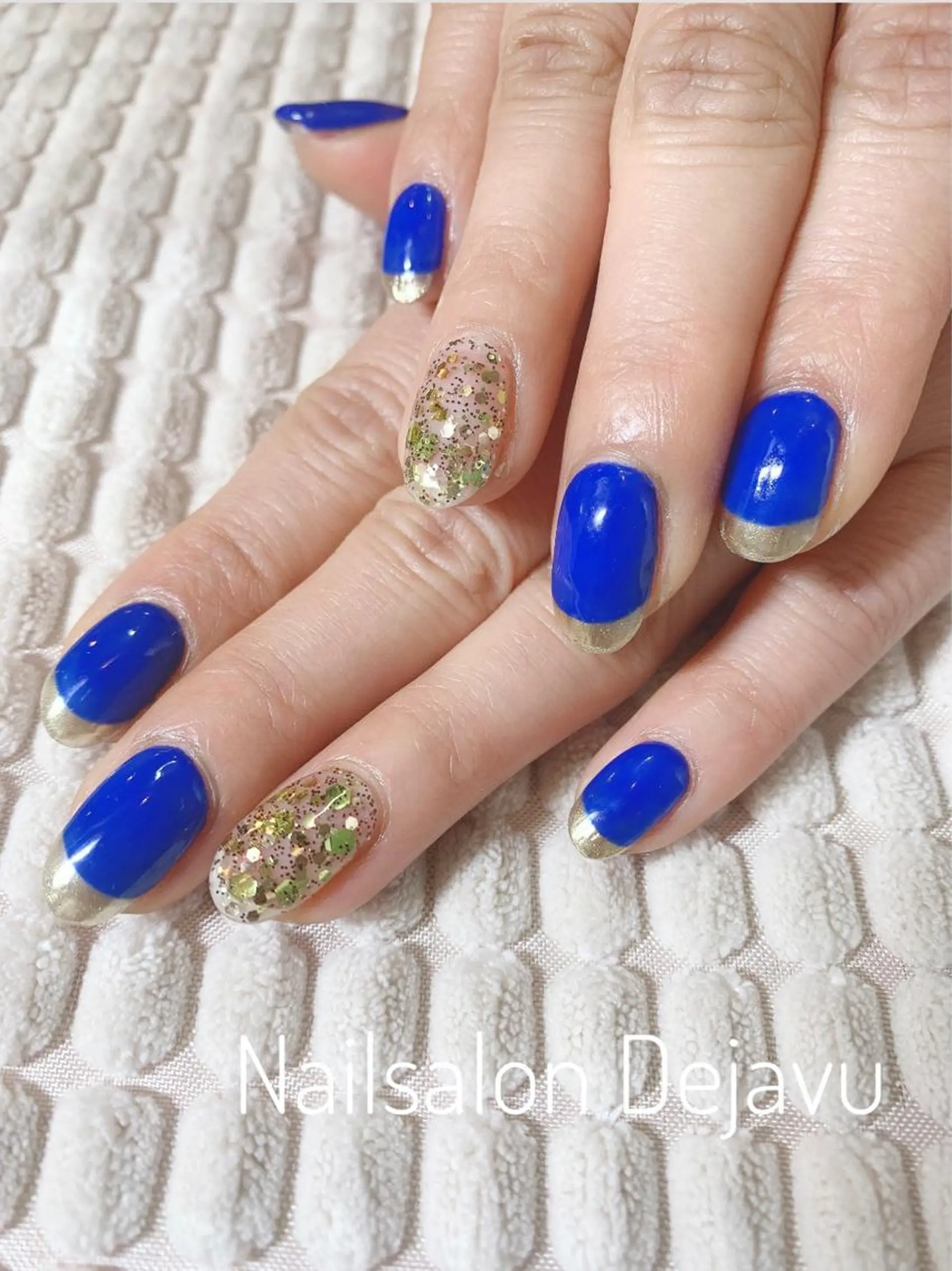 ネイル アートネイル フレンチネイル ラメ(グリッター) ミラーネイル ワンカラーネイル Nail salon Dejavu 🌿のネイルデザイン