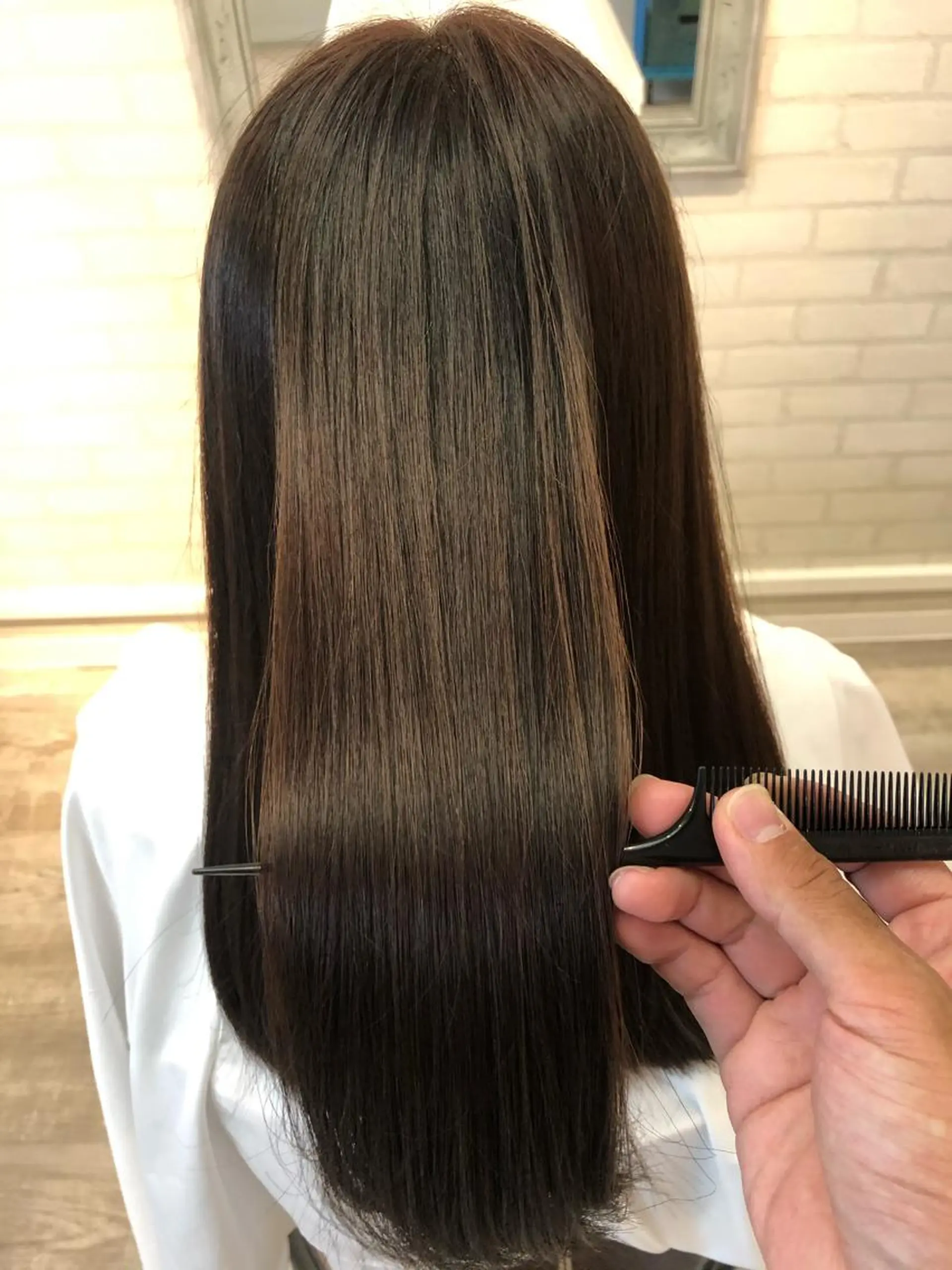 ロング 清水 彬允のヘアスタイル