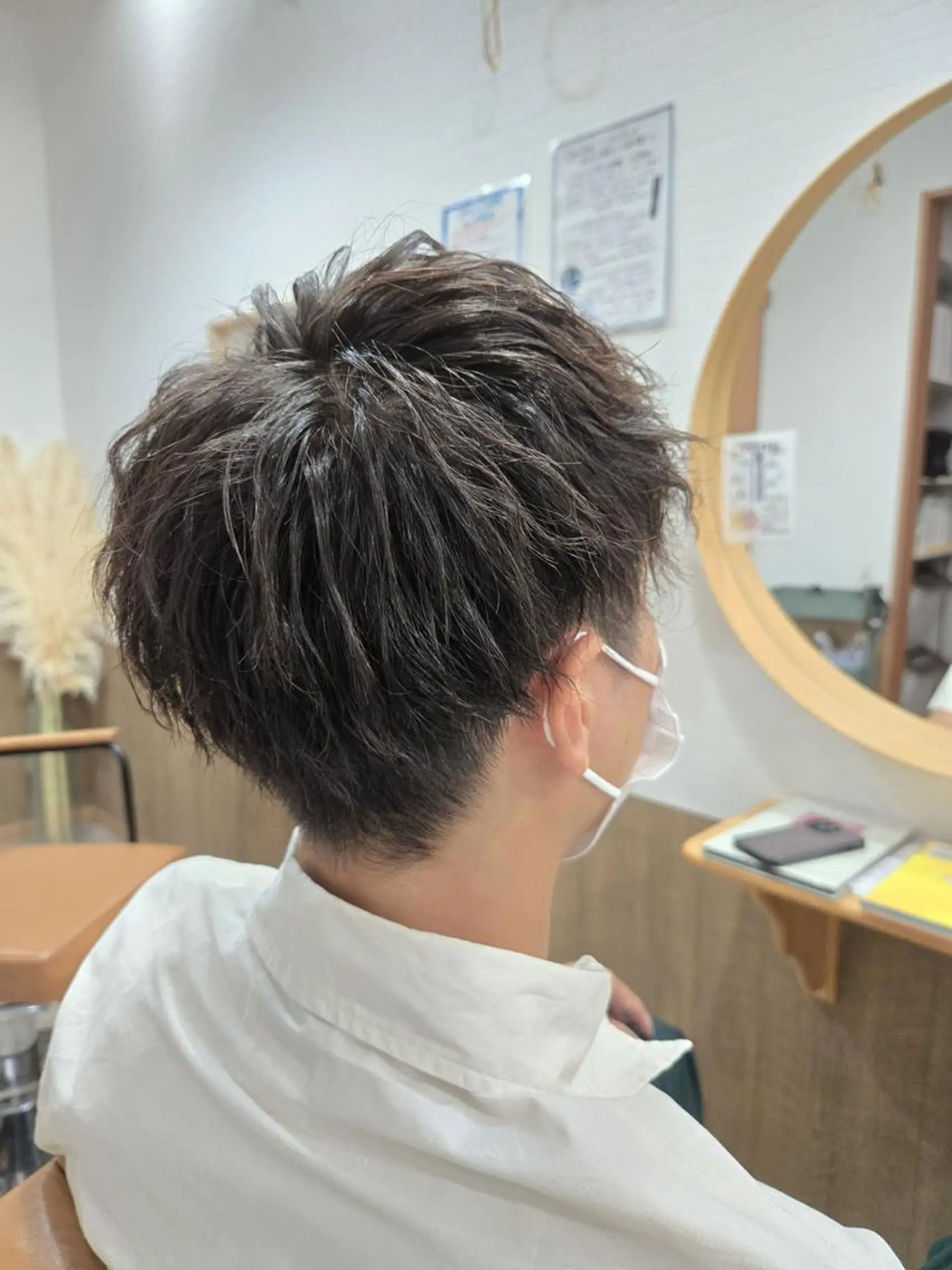 ショート パーマ メンズ 藤田 大輔のヘアスタイル