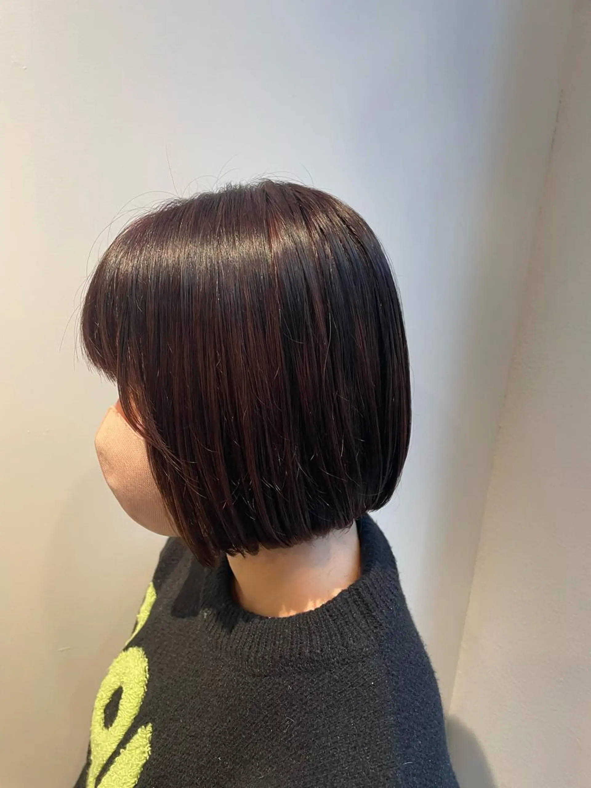 ミディアム ボブ ナチュラルカラー 児玉優香のヘアスタイル